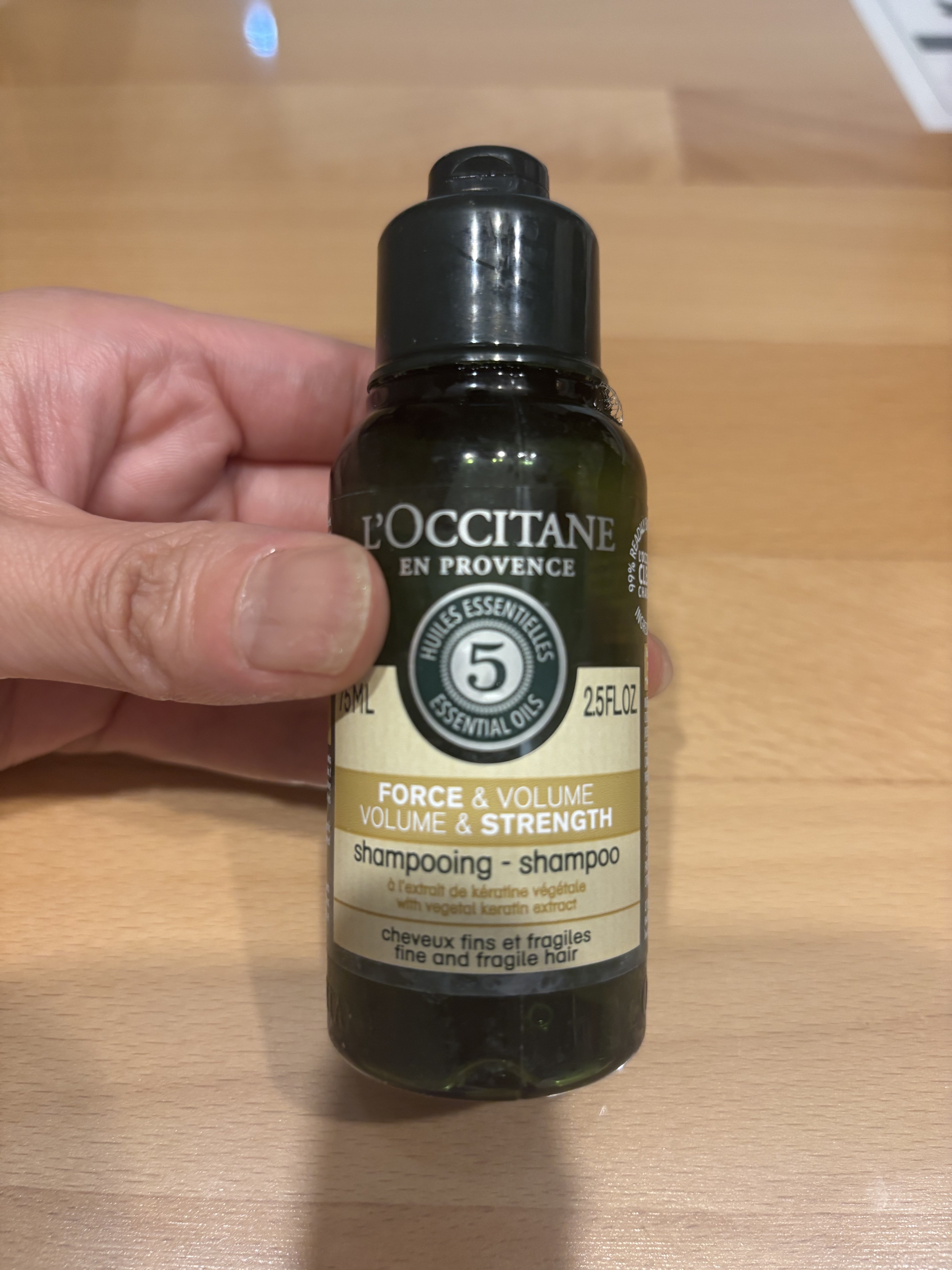 ファイブハーブス ボリューム＆ストレングスシャンプー/コンディショナー/L'OCCITANE/市販シャンプーを使ったクチコミ（1枚目）