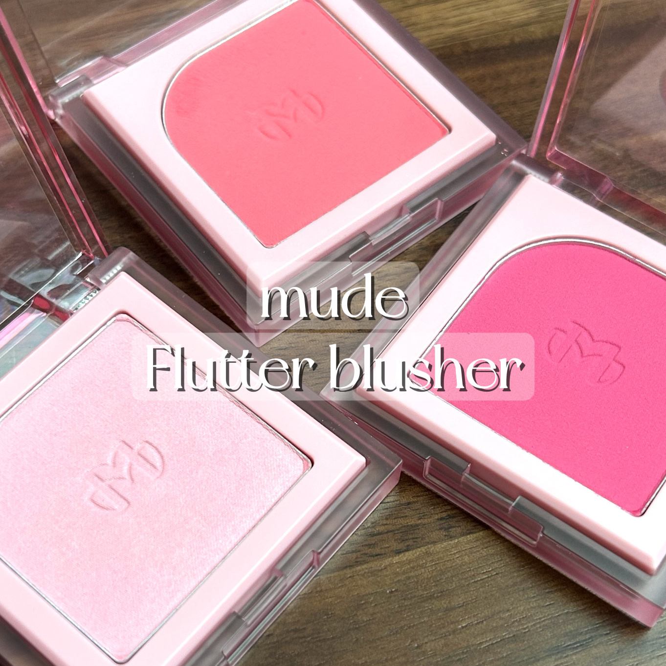 フラッターブラッシャー/mude./パウダーチークを使ったクチコミ（1枚目）