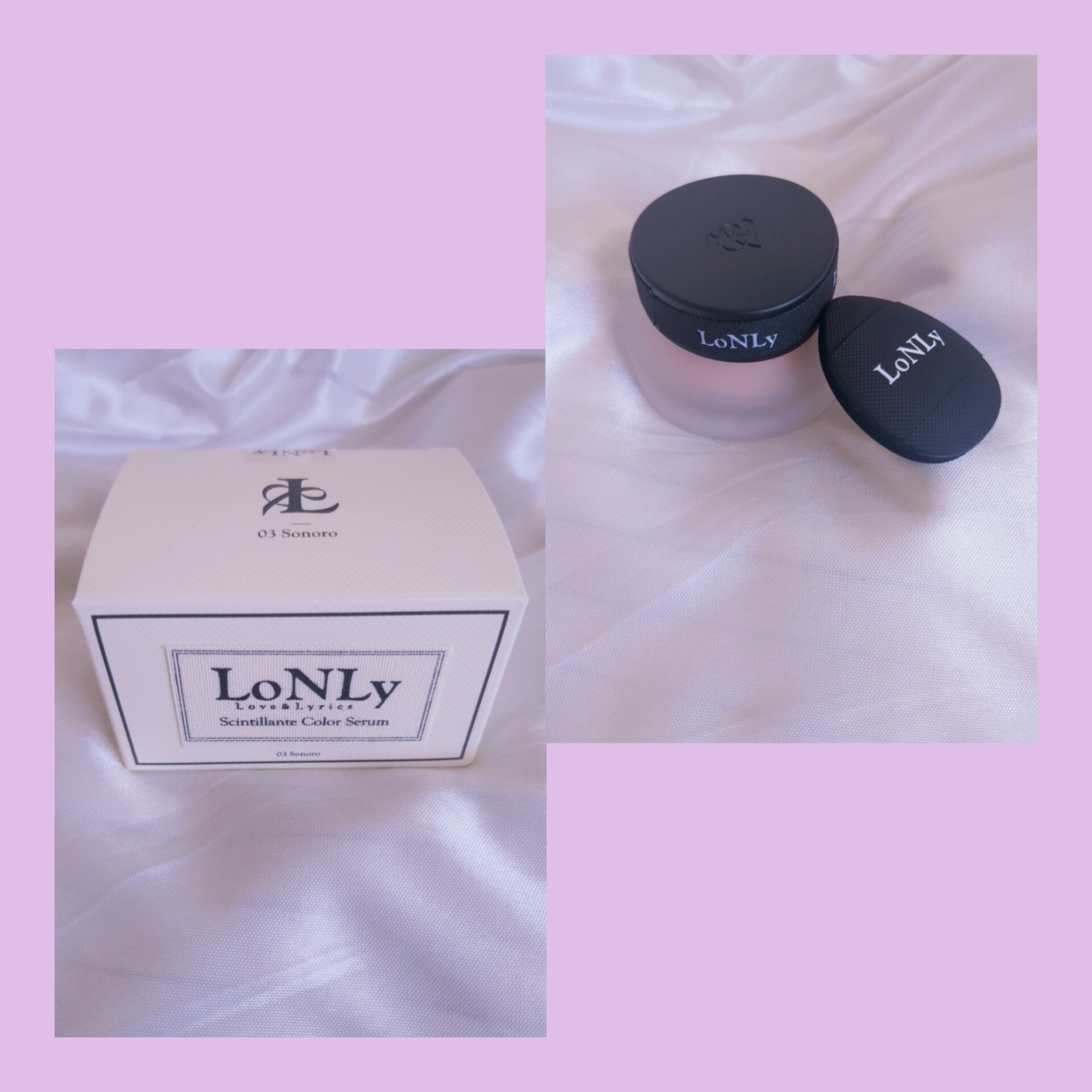 LoNLy シンティランテカラーセラム CS03 Sonoro/LoNLy /リキッドチークを使ったクチコミ（1枚目）