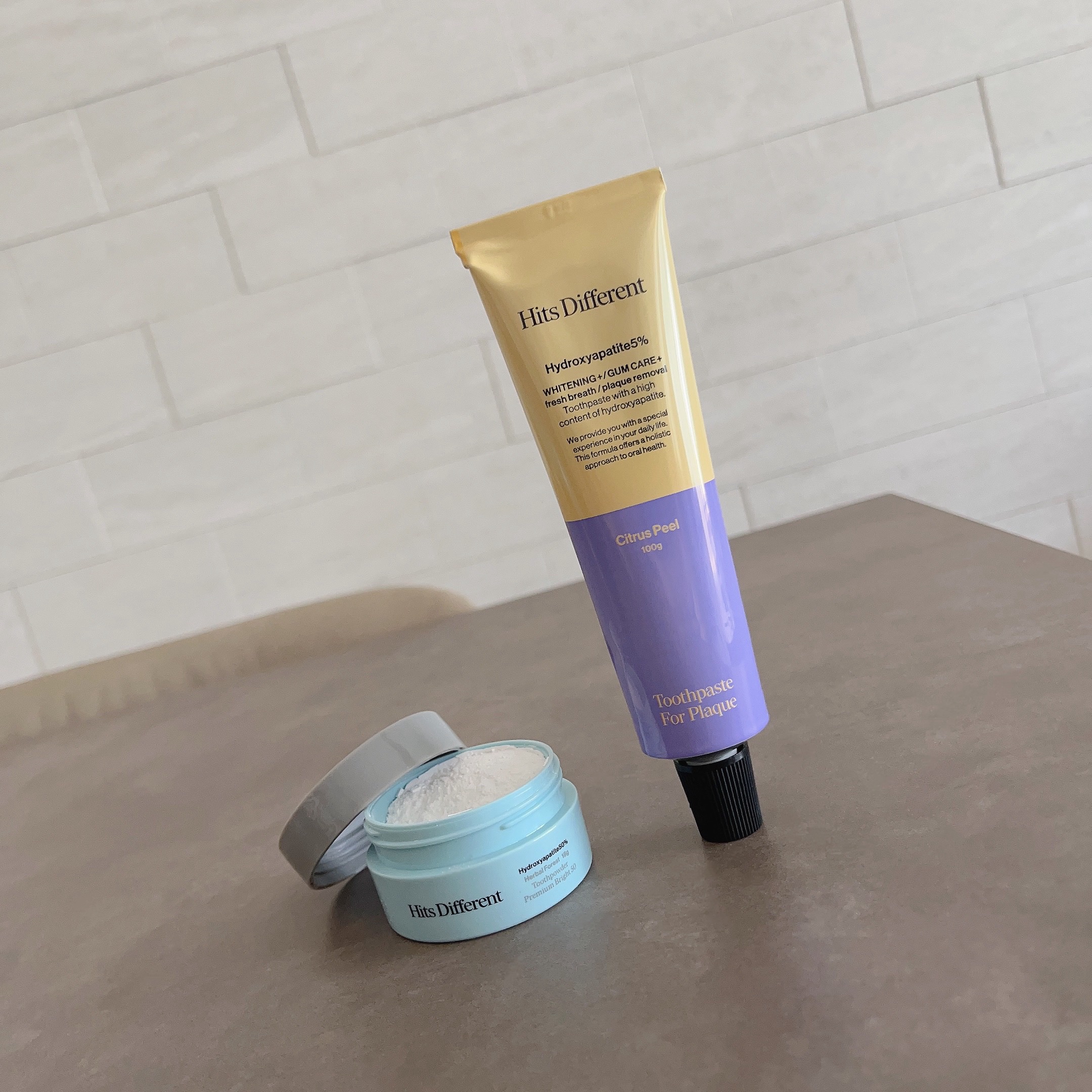 ヒッツディファレント　トゥースペースト　フォー　プラーク/Hits Different/歯磨き粉を使ったクチコミ（1枚目）