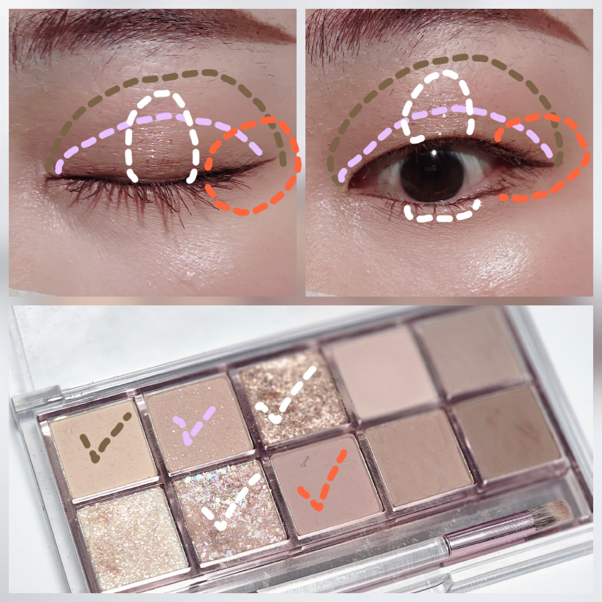 プロ アイ パレット/CLIO/アイシャドウパレットを使ったクチコミ（3枚目）