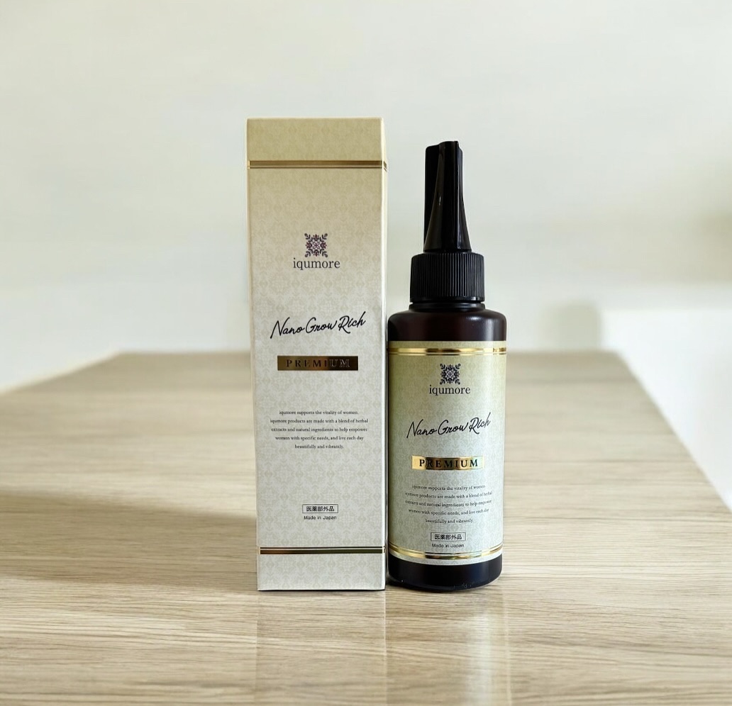 イクモアナノグロウリッチプレミアム/iqumore/頭皮ローションを使ったクチコミ（1枚目）
