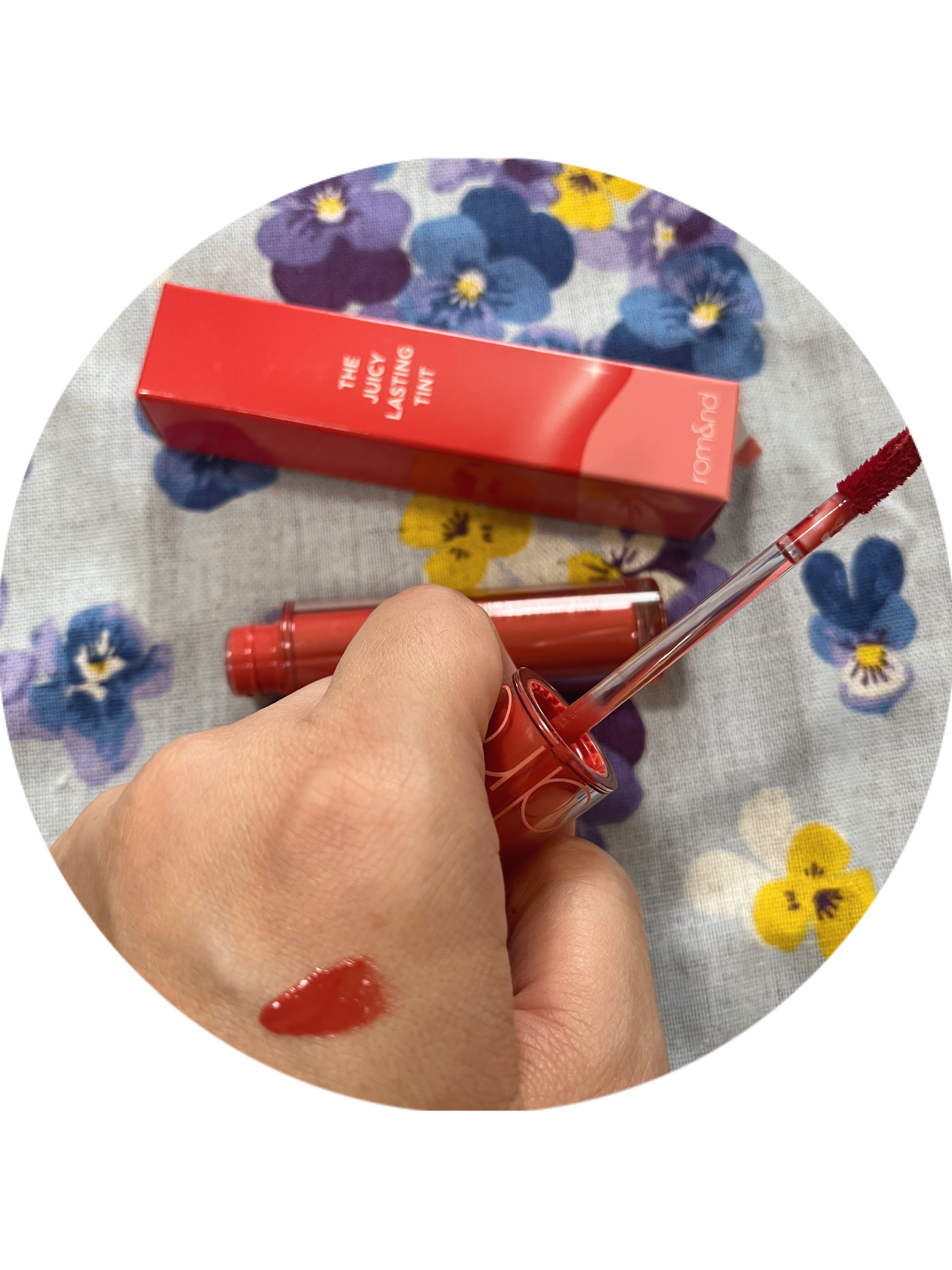 ザ ジューシーラスティングティント/rom&nd/リップティントを使ったクチコミ（2枚目）