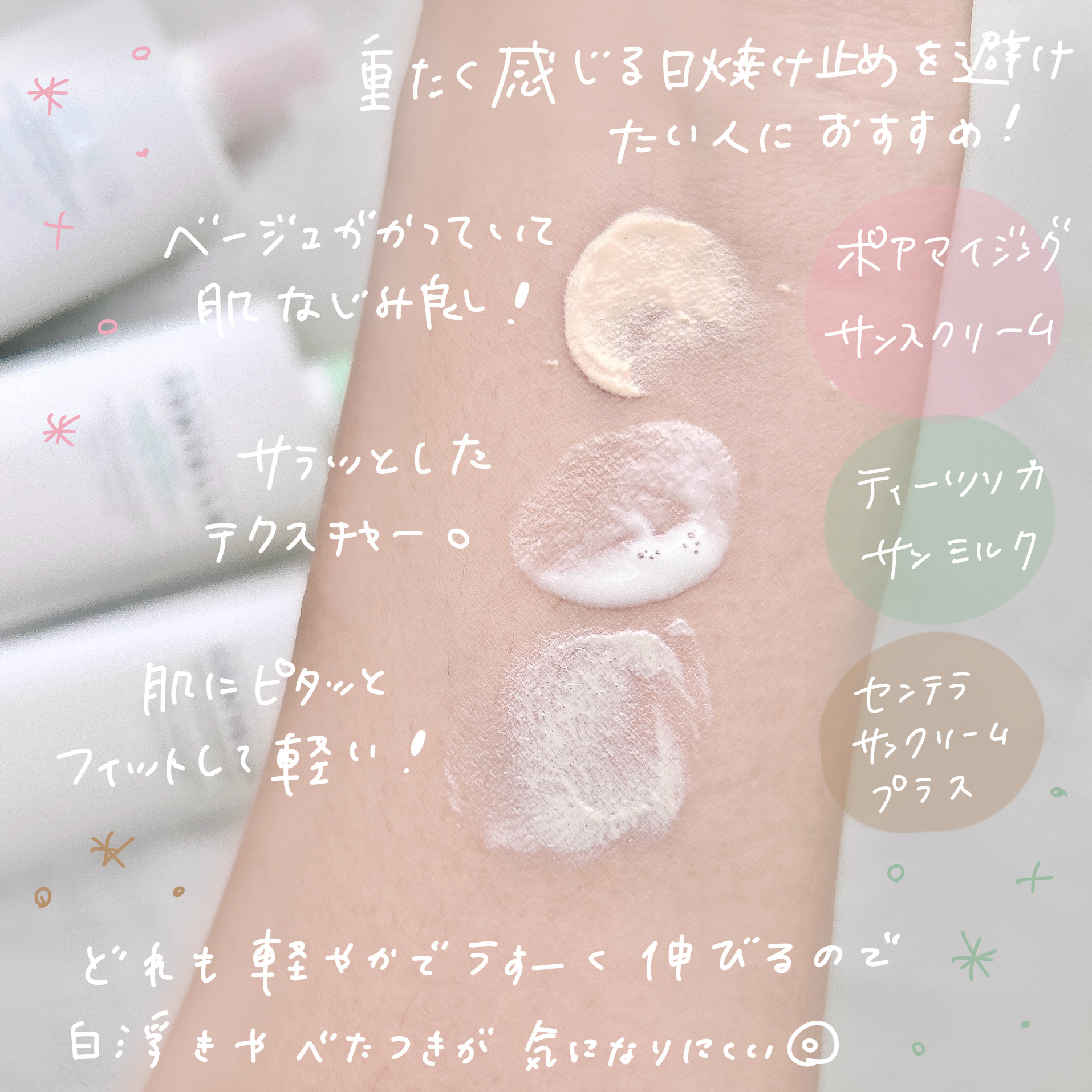 センテラ エアフィット サンクリーム プラス /SKIN1004/日焼け止めクリームを使ったクチコミ（3枚目）