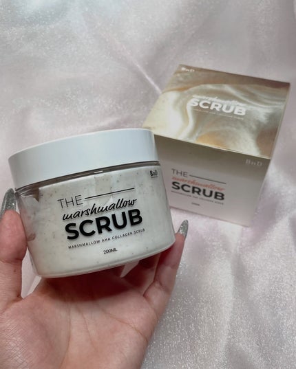 BnD マシュマロ コラーゲン AHA スクラブ /BnD/ボディスクラブを使ったクチコミ(6枚目)