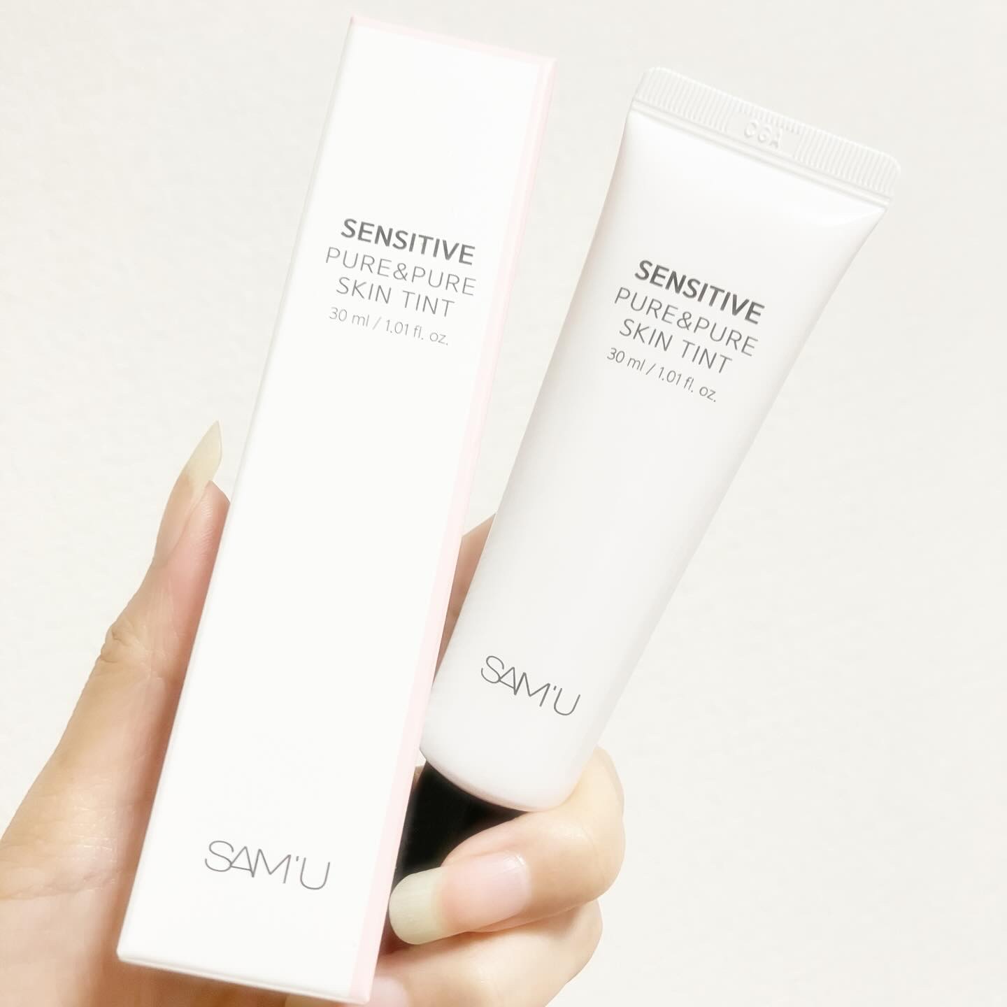センシティブピュア＆ピュアスキンティント/SAM'U/化粧下地を使ったクチコミ（1枚目）