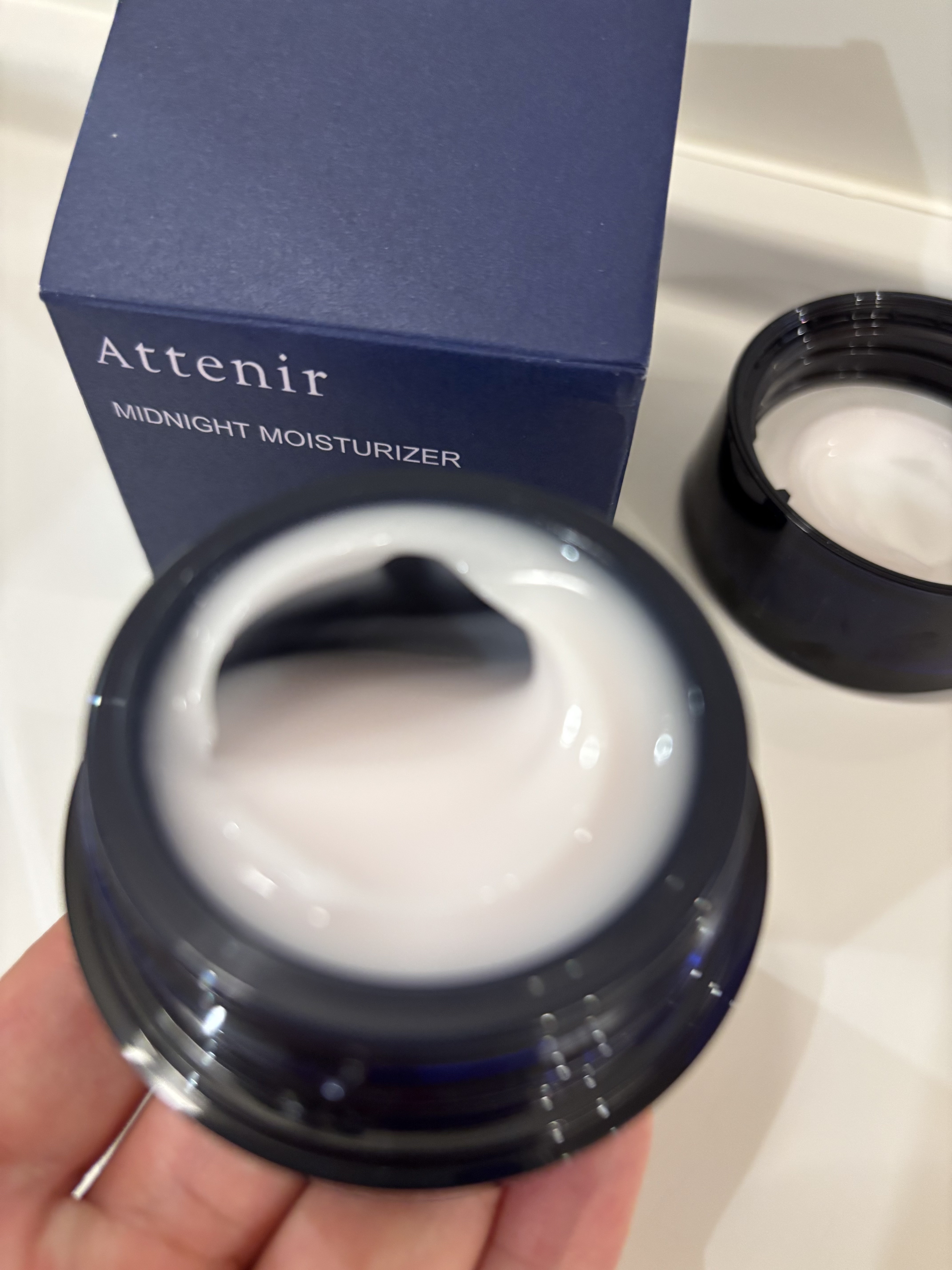 アテニア ミッドナイトモイスチャライザー/アテニア/フェイスクリームを使ったクチコミ（2枚目）