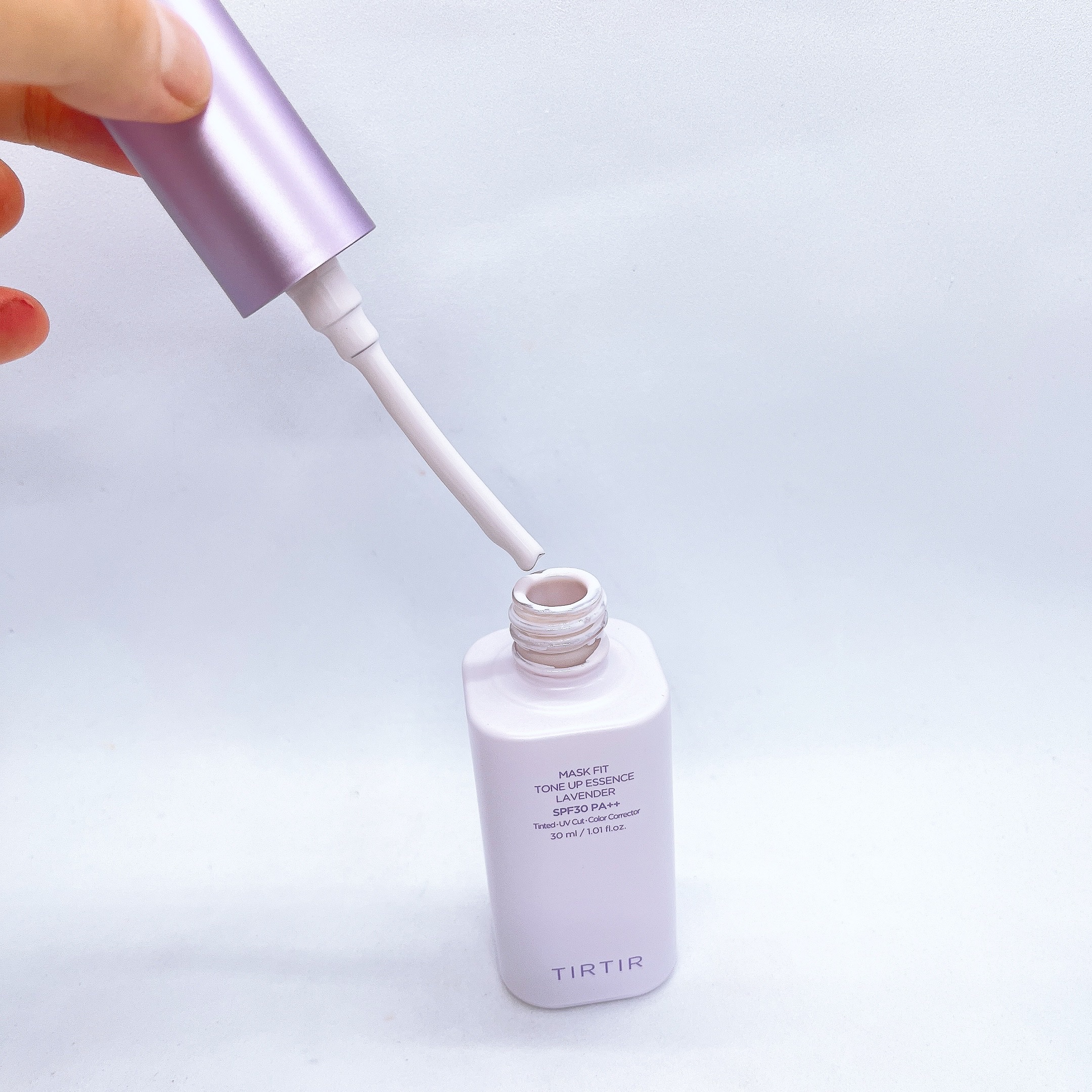 マスクフィットトーンアップエッセンス/TIRTIR(ティルティル)/化粧下地を使ったクチコミ（2枚目）