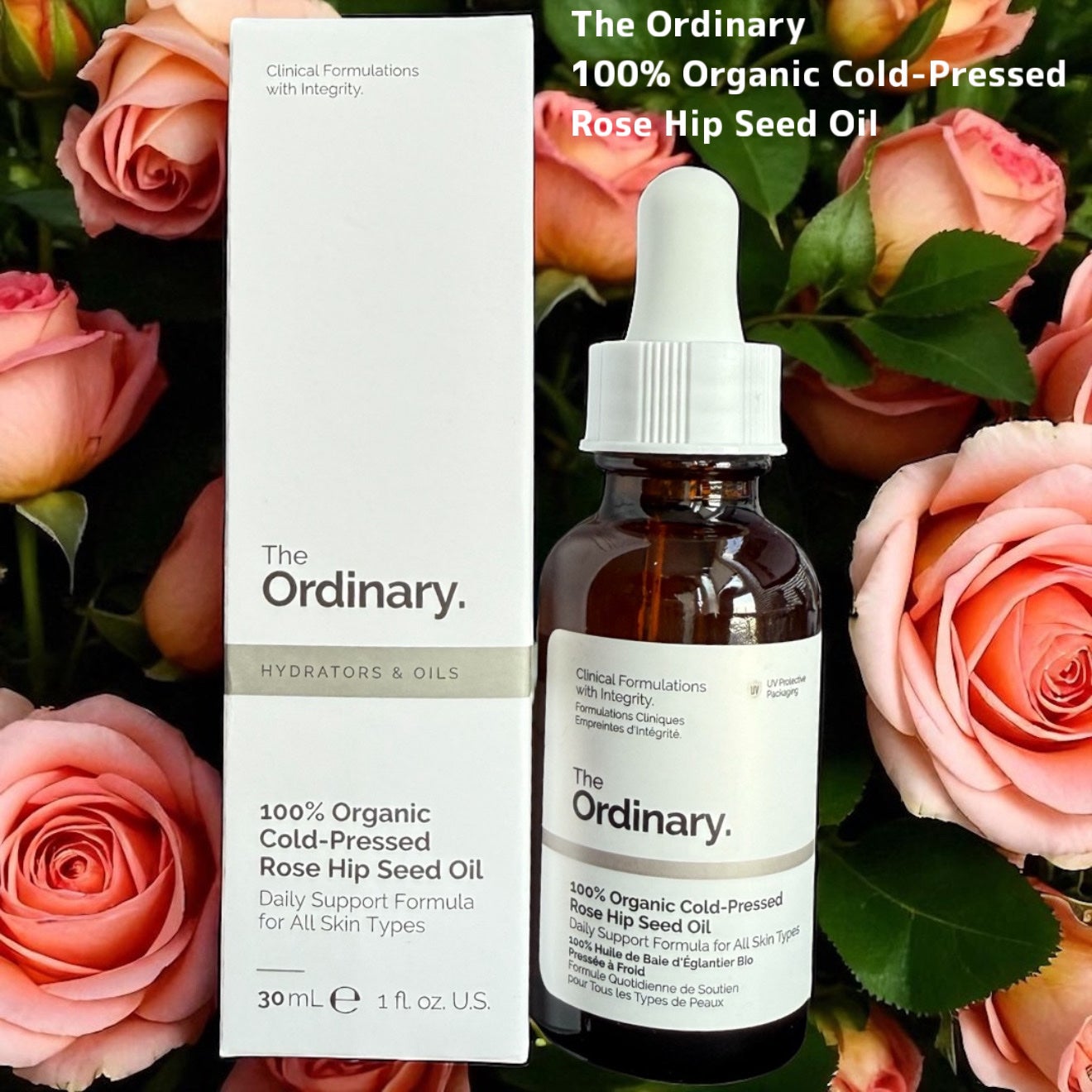 100オーガニックコールドプレスRシードオイル/The Ordinary/フェイスオイルを使ったクチコミ(1枚目)