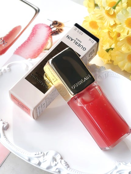 キスキス ビー グロウ オイル/GUERLAIN/リップグロスを使ったクチコミ(4枚目)