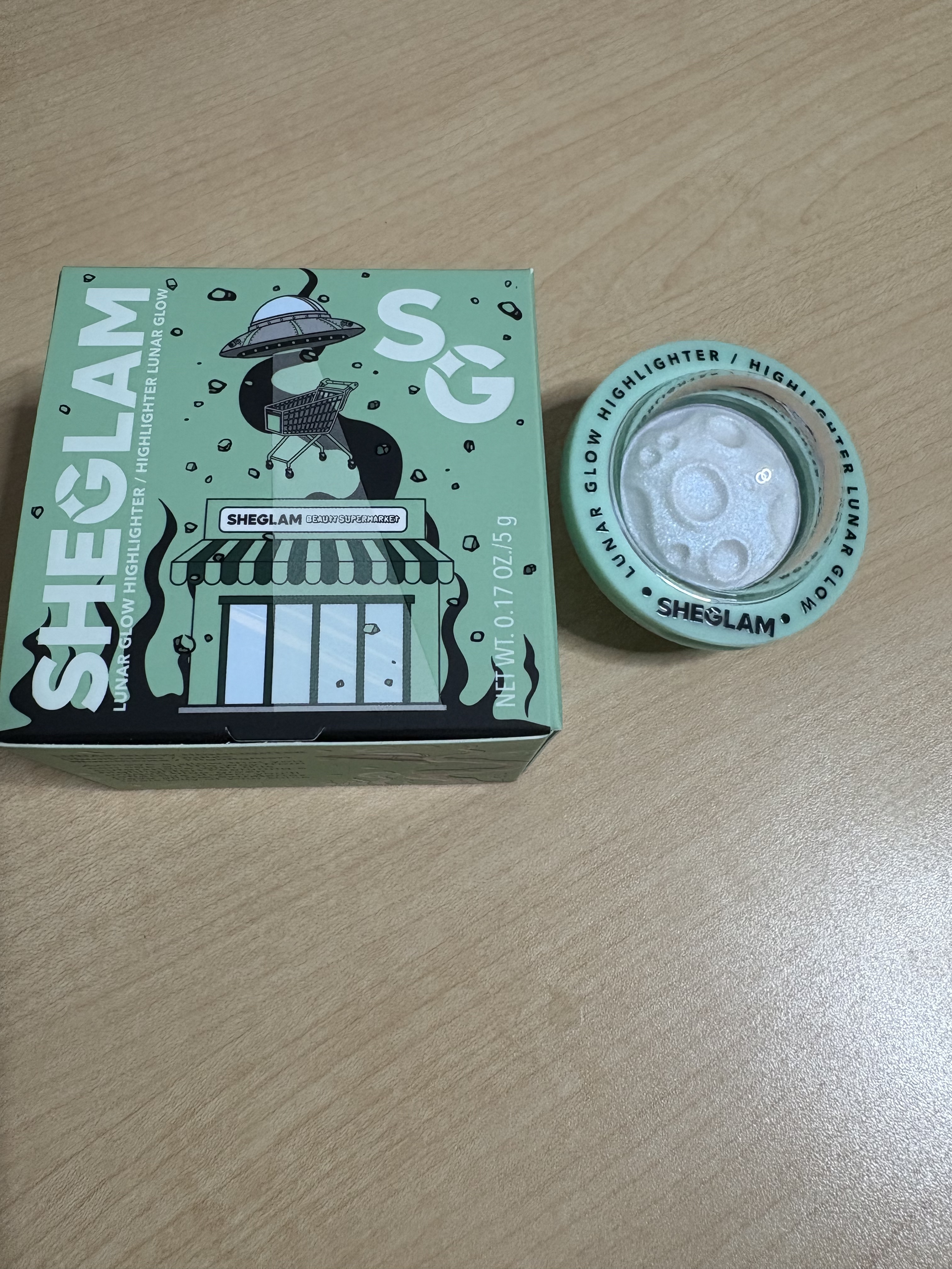 ルナグロウ ハイライター/SHEGLAM/パウダーハイライトを使ったクチコミ（2枚目）