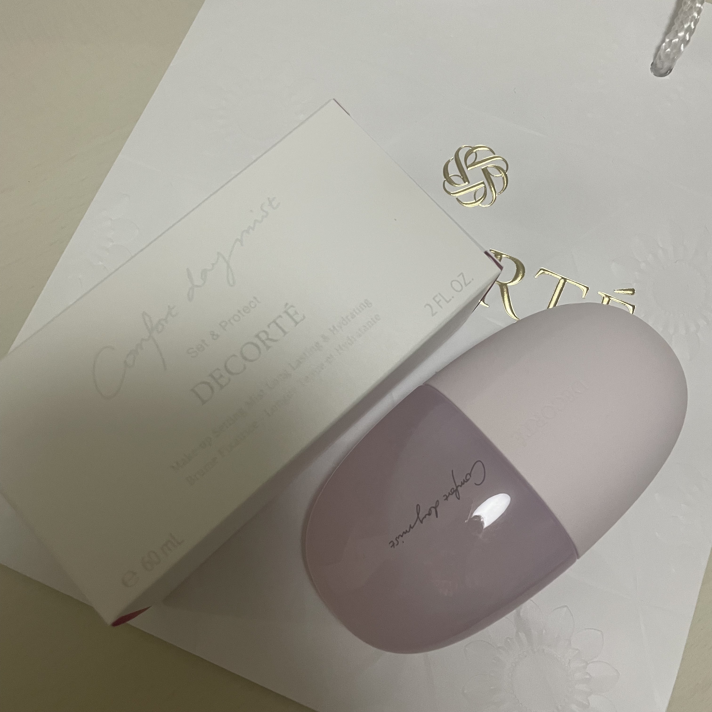 コンフォート デイミスト　セット＆プロテクト/DECORTÉ/ミスト状化粧水を使ったクチコミ（1枚目）