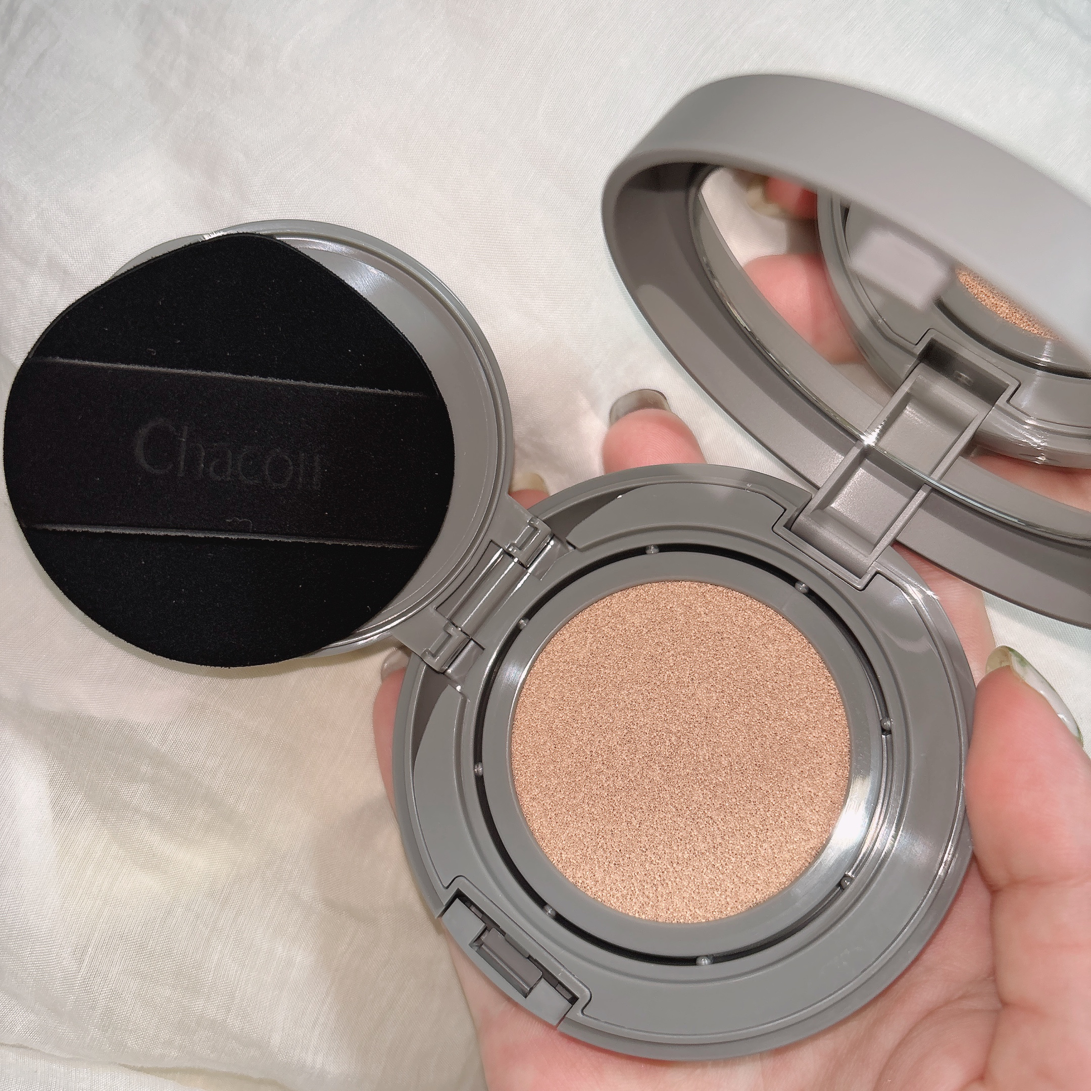 チャコット グラスヴェール クッションファンデーション/チャコット・コスメティクス/クッションファンデーションを使ったクチコミ（3枚目）