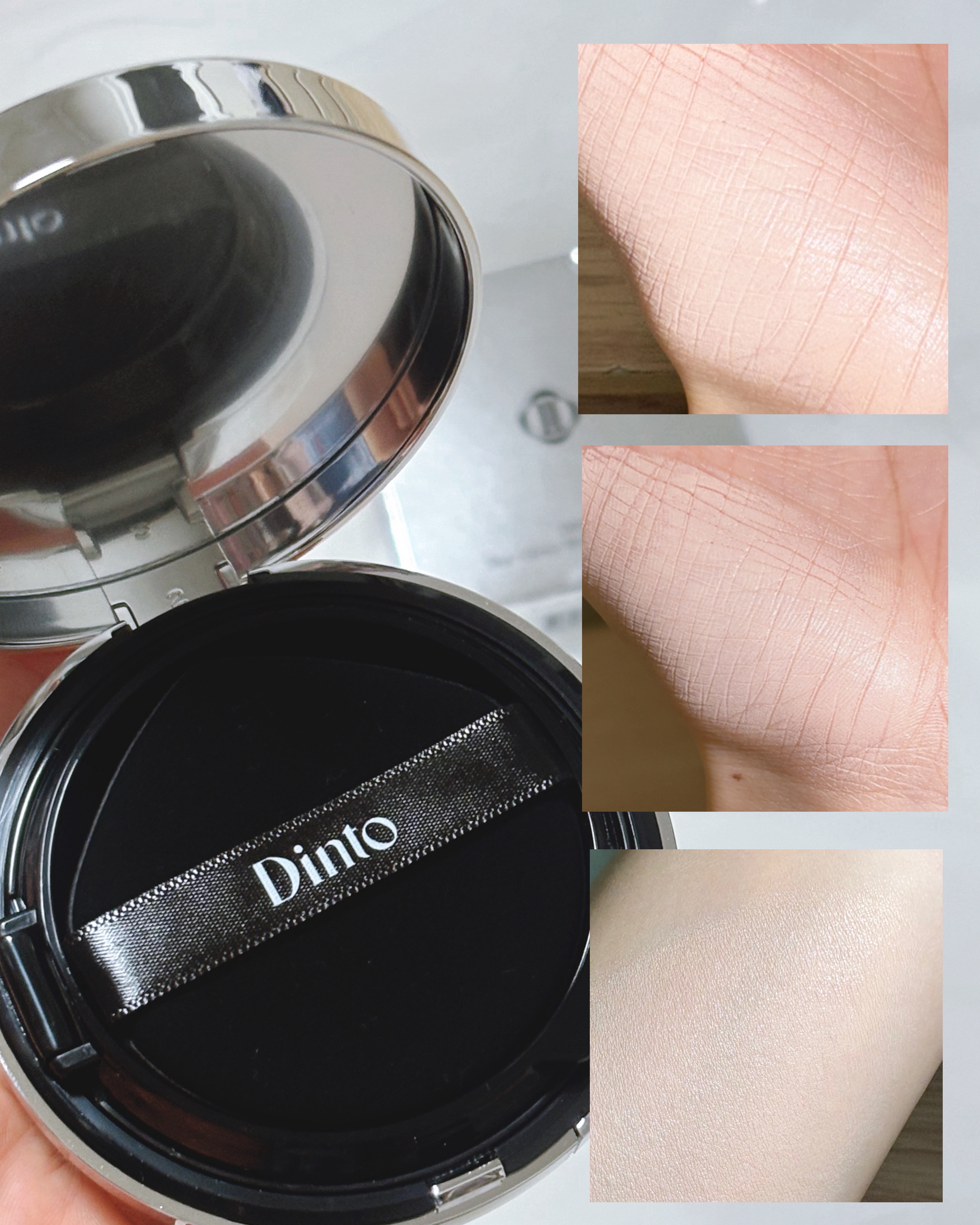 ブラーグローイクッション/Dinto/クッションファンデーションを使ったクチコミ（3枚目）