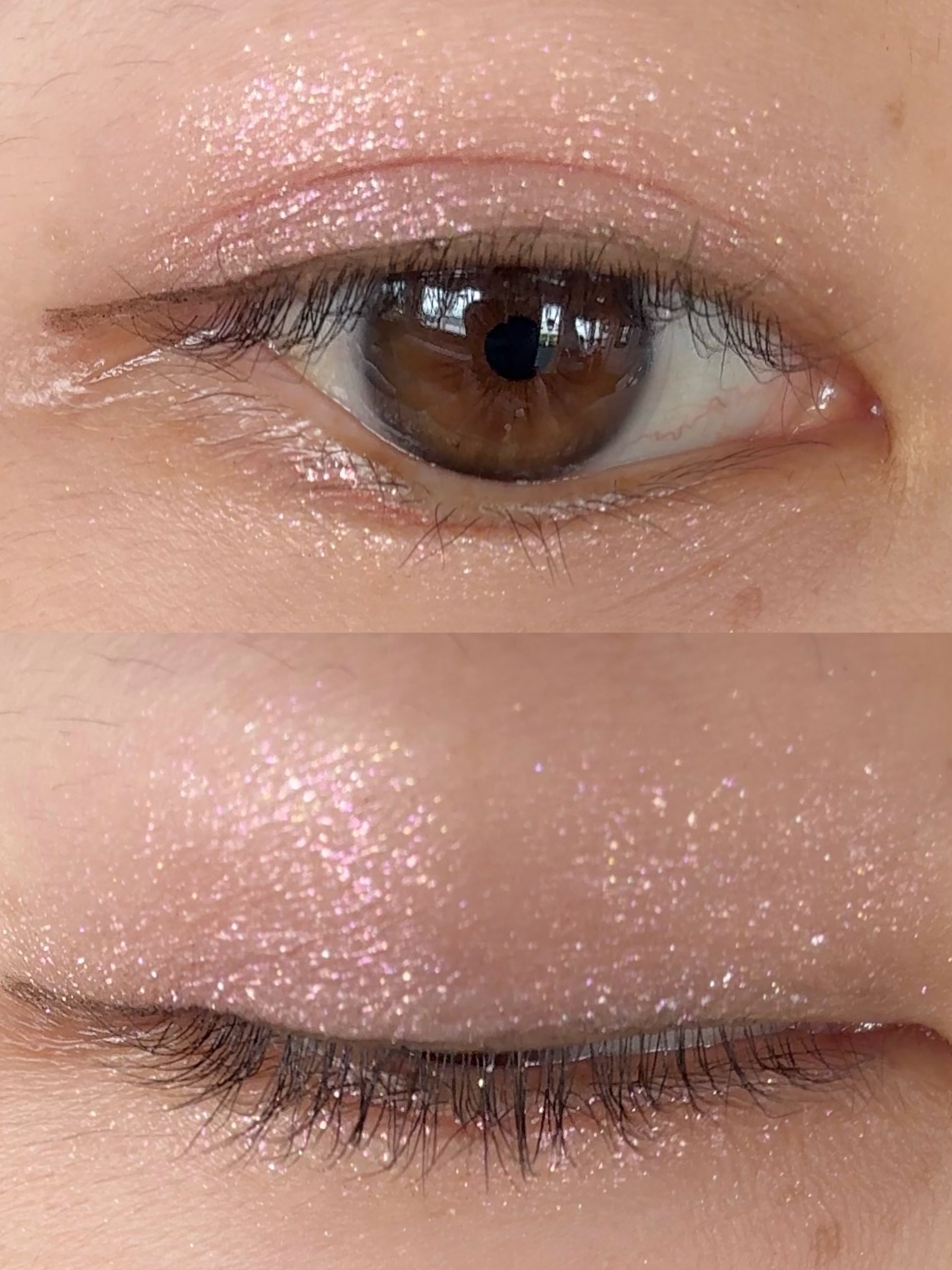 ドラマティックアイカラー (パウダー)/(クリーム) PK142 バニラシュガー/マキアージュ/アイシャドウパレットを使ったクチコミ（2枚目）