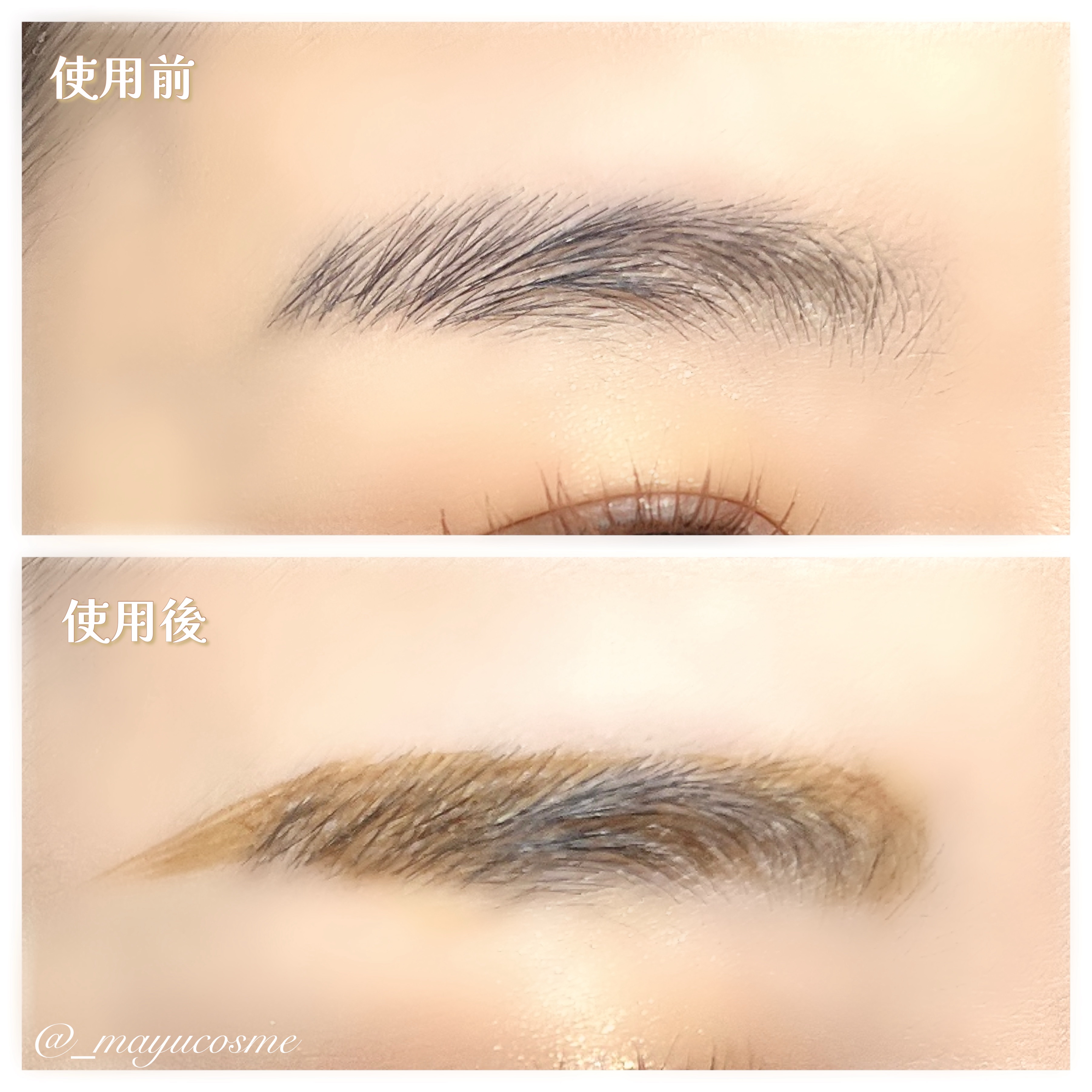 くれ竹 お化粧ふでぺん 眉毛用 毛筆極細/くれ竹 /リキッドアイブロウを使ったクチコミ（3枚目）