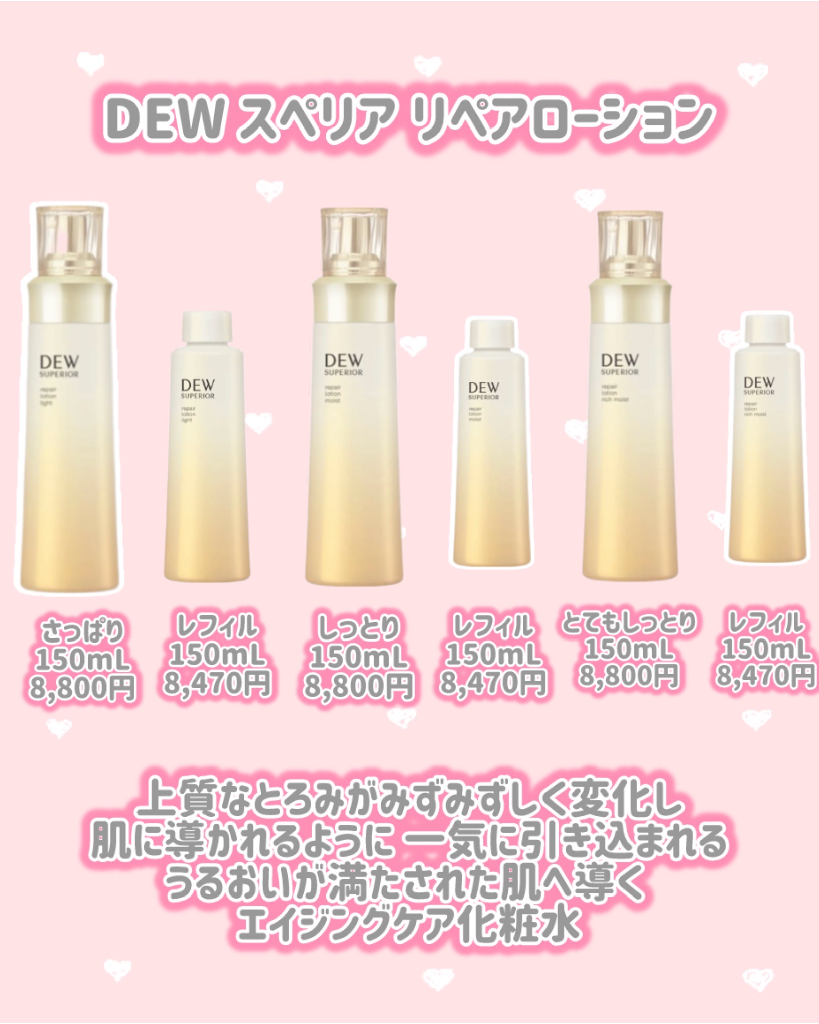 DEW スペリア リペアエマルジョン しっとり/DEW スペリア/乳液を使ったクチコミ（2枚目）