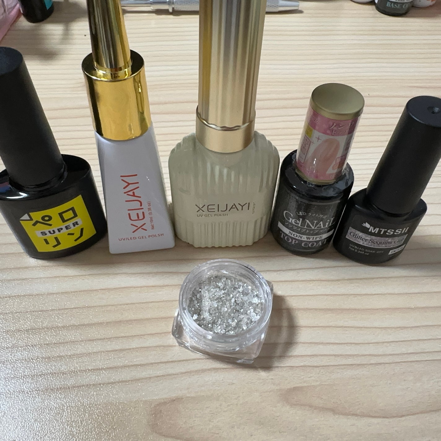 ジェルネイル(ライト対応)/セリア/ジェルネイルを使ったクチコミ(4枚目)