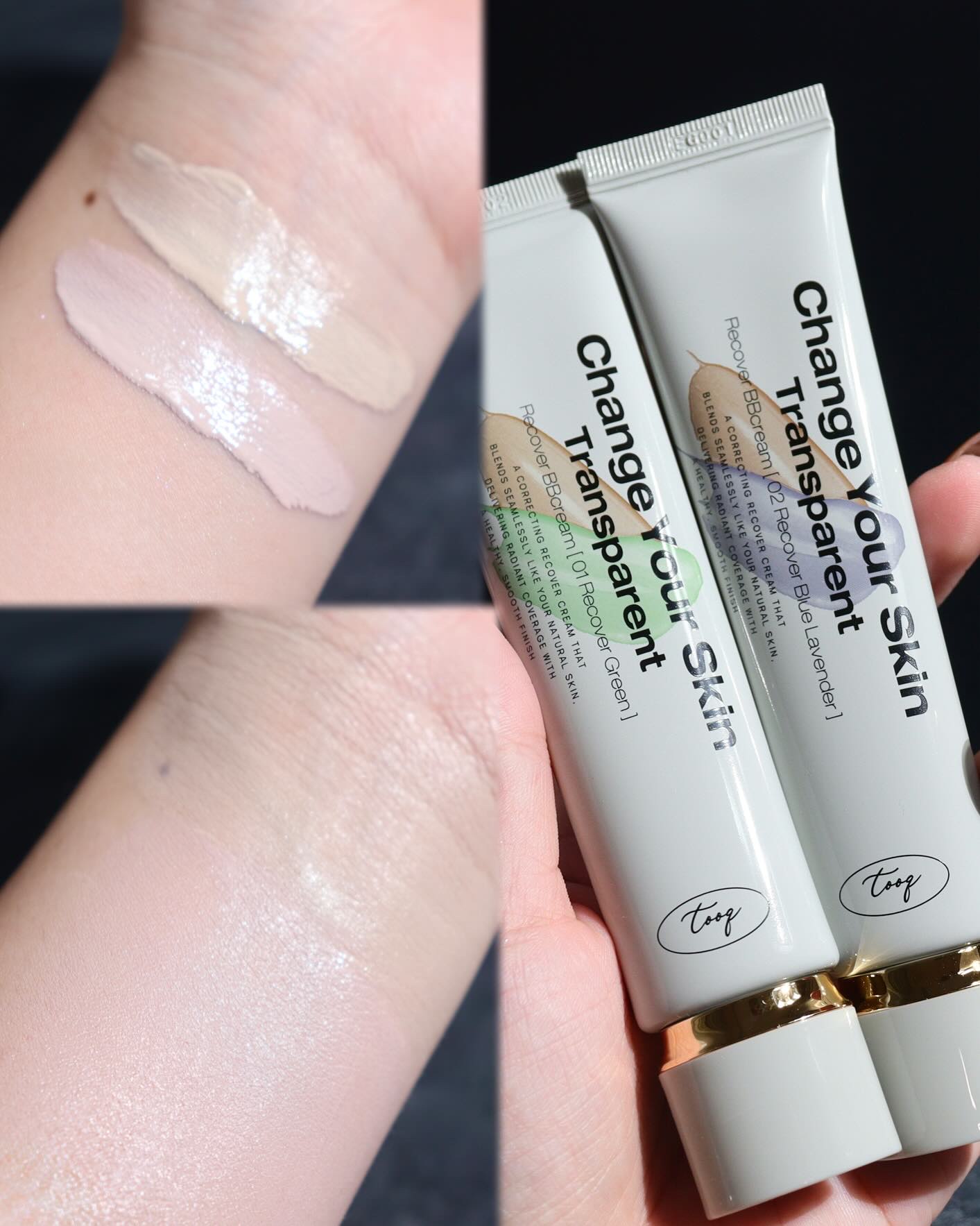 チェンジユアスキントランスペアレント/Tooq/BBクリームを使ったクチコミ（1枚目）