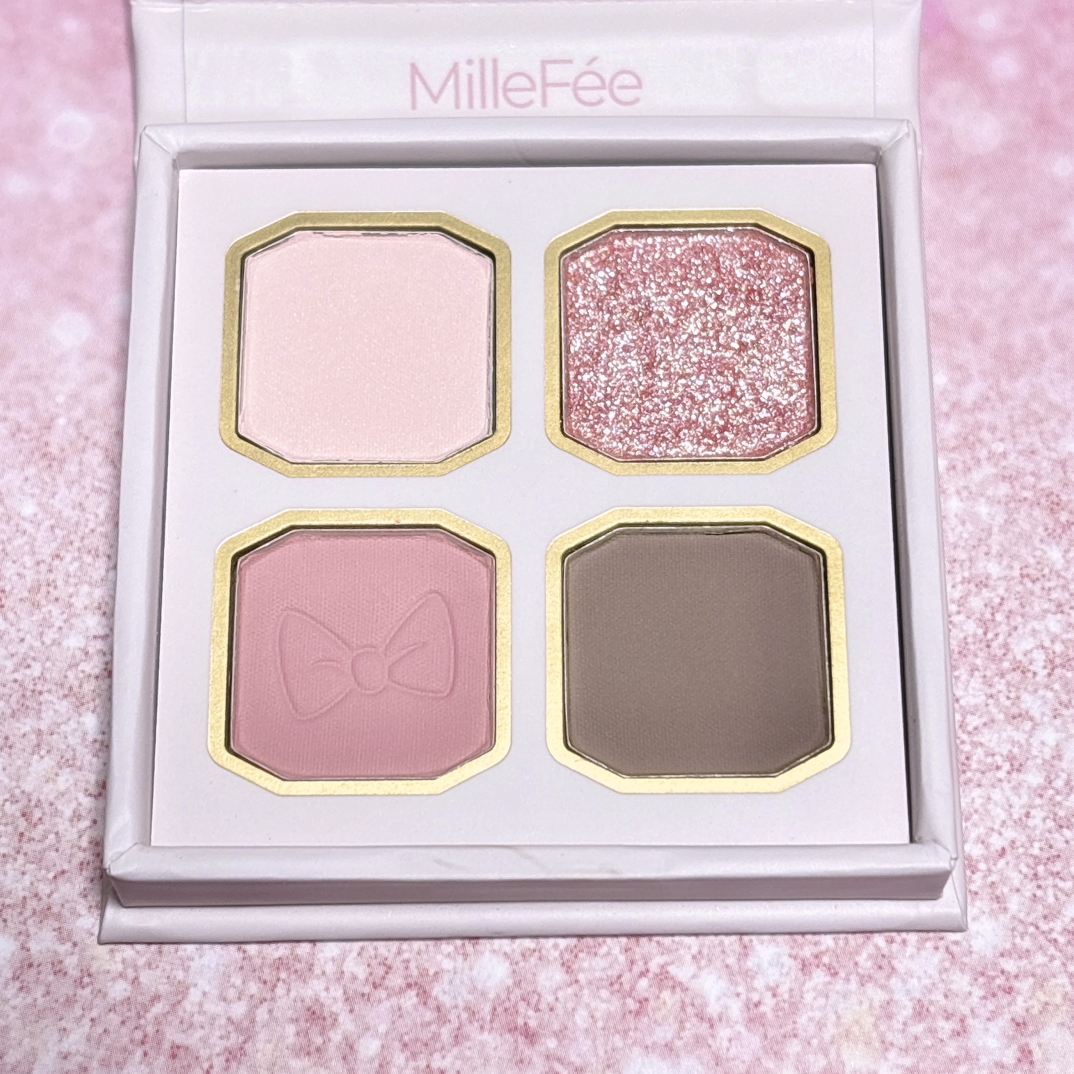 マイキティアイパレット M08 お姫様キャット / ディズニー マリー/MilleFée/アイシャドウパレットを使ったクチコミ（2枚目）