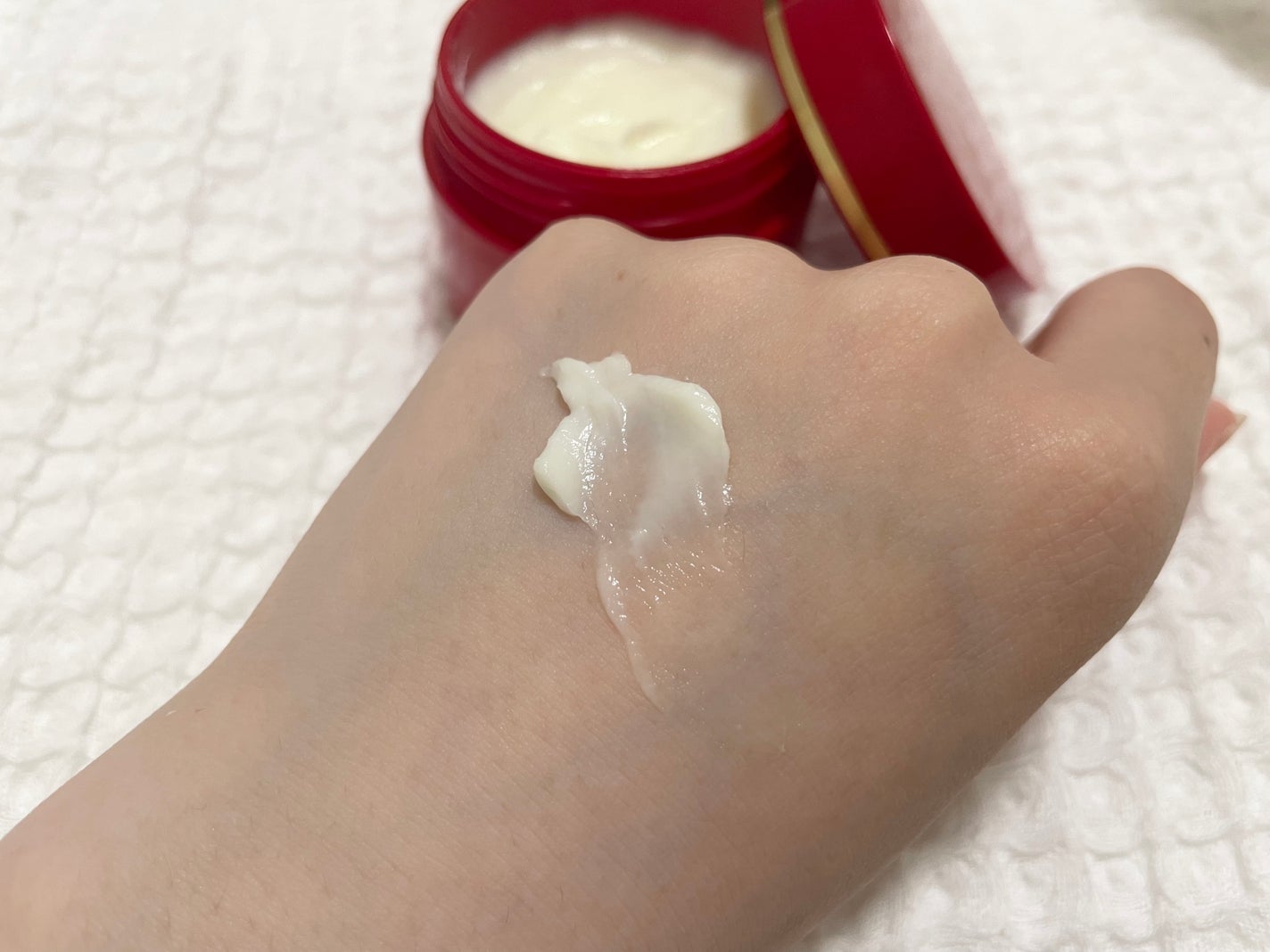 極潤 薬用ハリクリーム/肌ラボ/フェイスクリームを使ったクチコミ(2枚目)