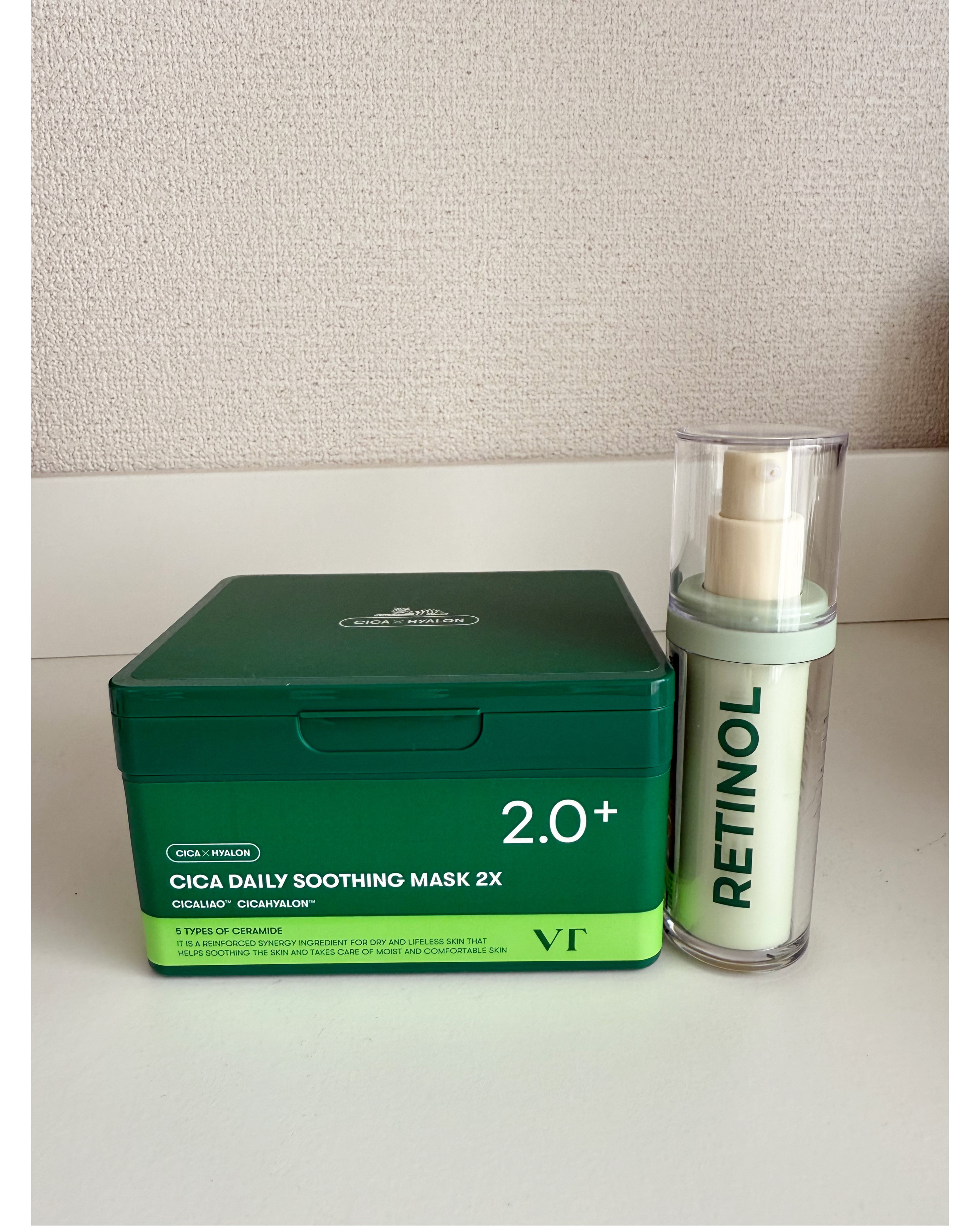 CICA デイリースージングマスク2X/VT/シートマスク・パックを使ったクチコミ（1枚目）