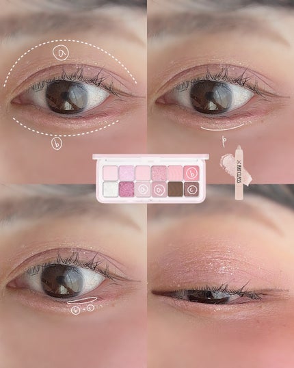 プロ アイ パレット エアー/CLIO/アイシャドウパレットを使ったクチコミ(3枚目)