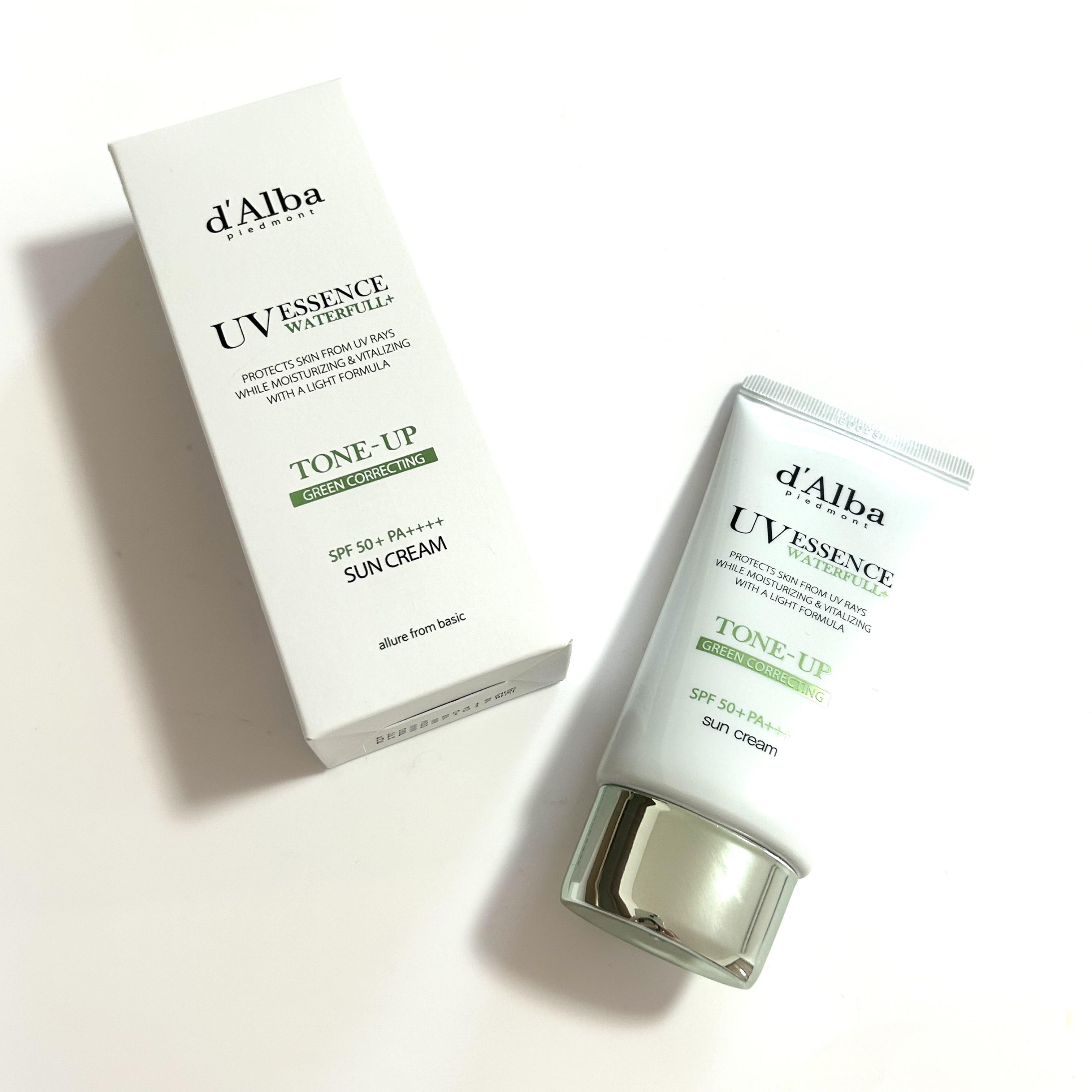 クリーンティーツリーリポソームトーンアップサンクリーム（グリーン）/ダルバ/日焼け止めクリームを使ったクチコミ（3枚目）