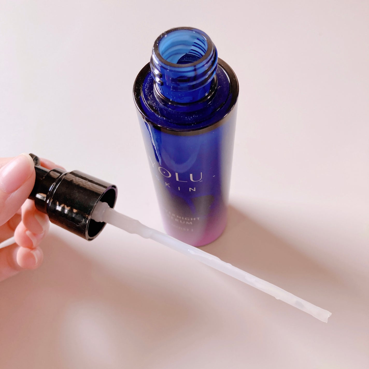 ヨル スキン オーバーナイトセラム モイスト/YOLU/美容液を使ったクチコミ(6枚目)