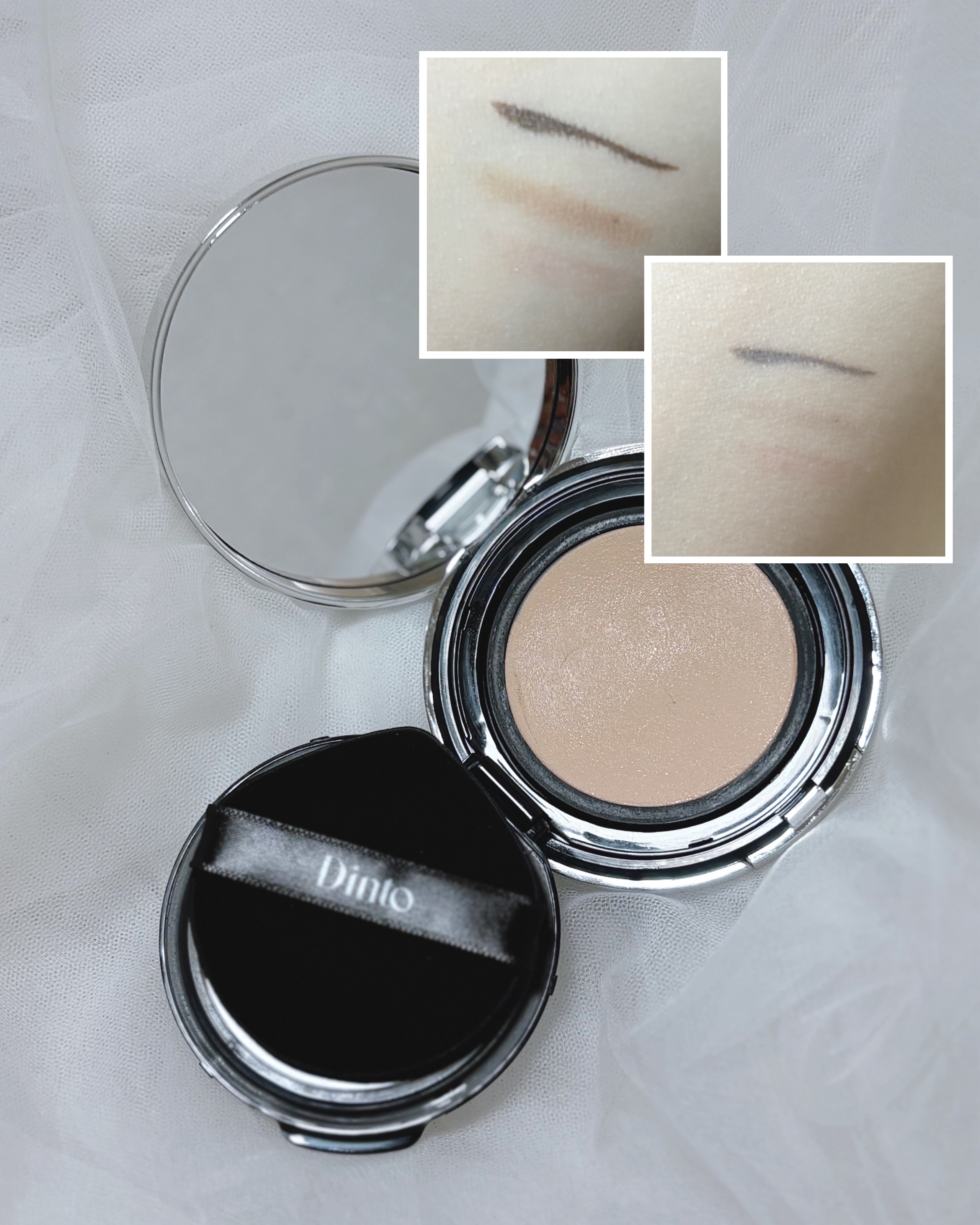 ブラーグローイクッション/Dinto/クッションファンデーションを使ったクチコミ（2枚目）