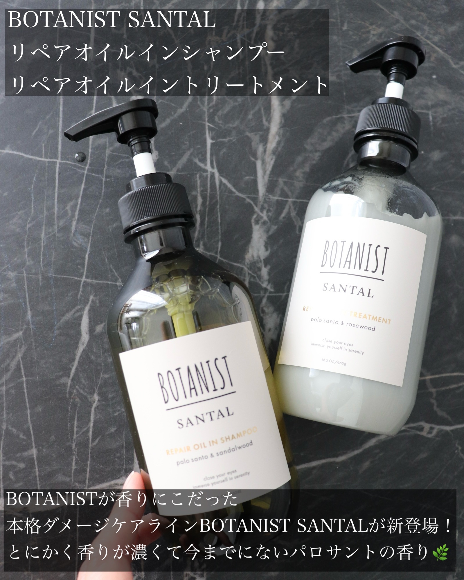 ボタニスト サンタル リペアオイルインシャンプー/トリートメント/BOTANIST/市販シャンプーを使ったクチコミ（2枚目）