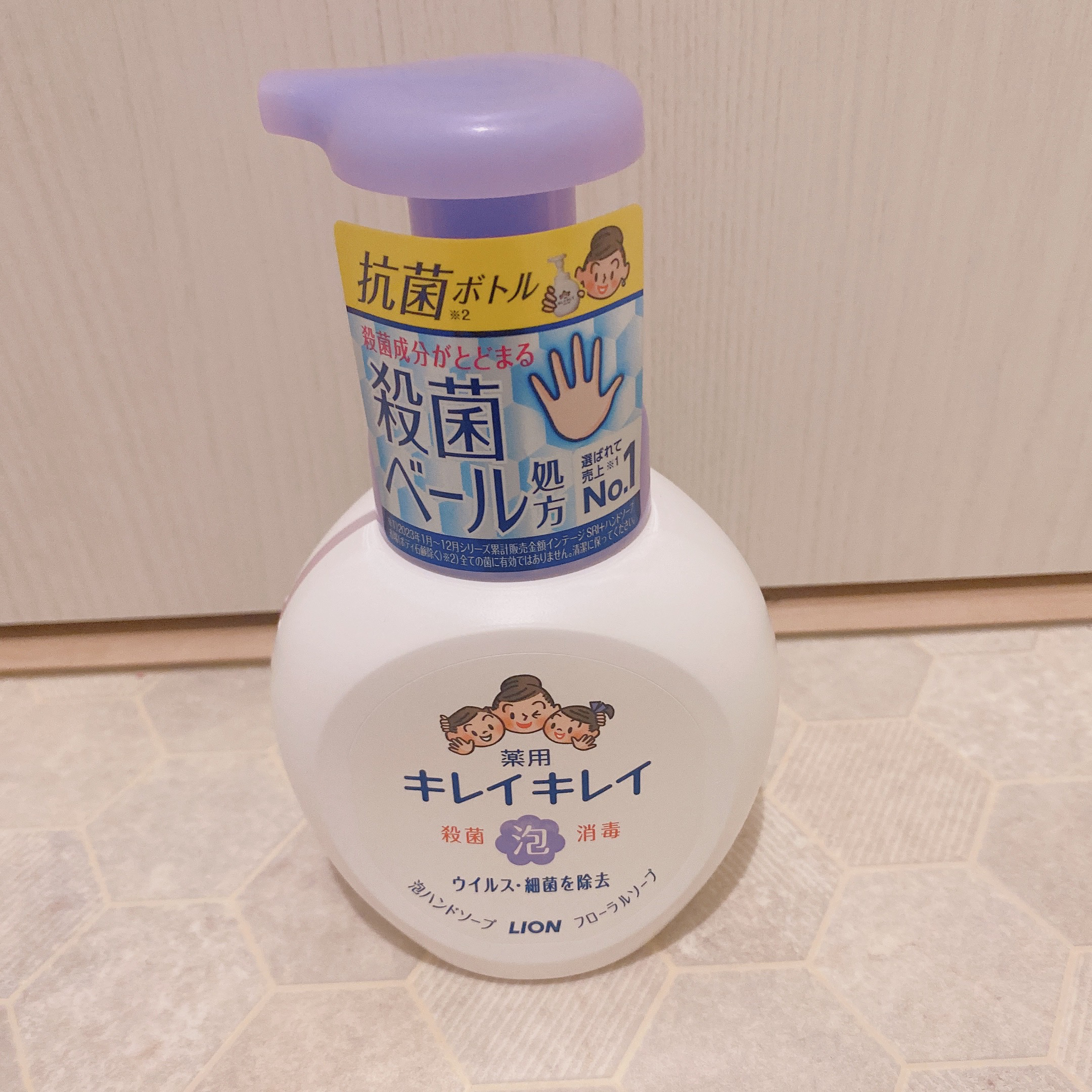 薬用泡ハンドソープ フローラルソープの香り 本体250ml/キレイキレイ/ハンドソープを使ったクチコミ（1枚目）