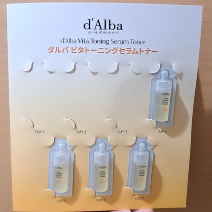 ビタトーニングセラムトナー/ダルバ/化粧水を使ったクチコミ(5枚目)