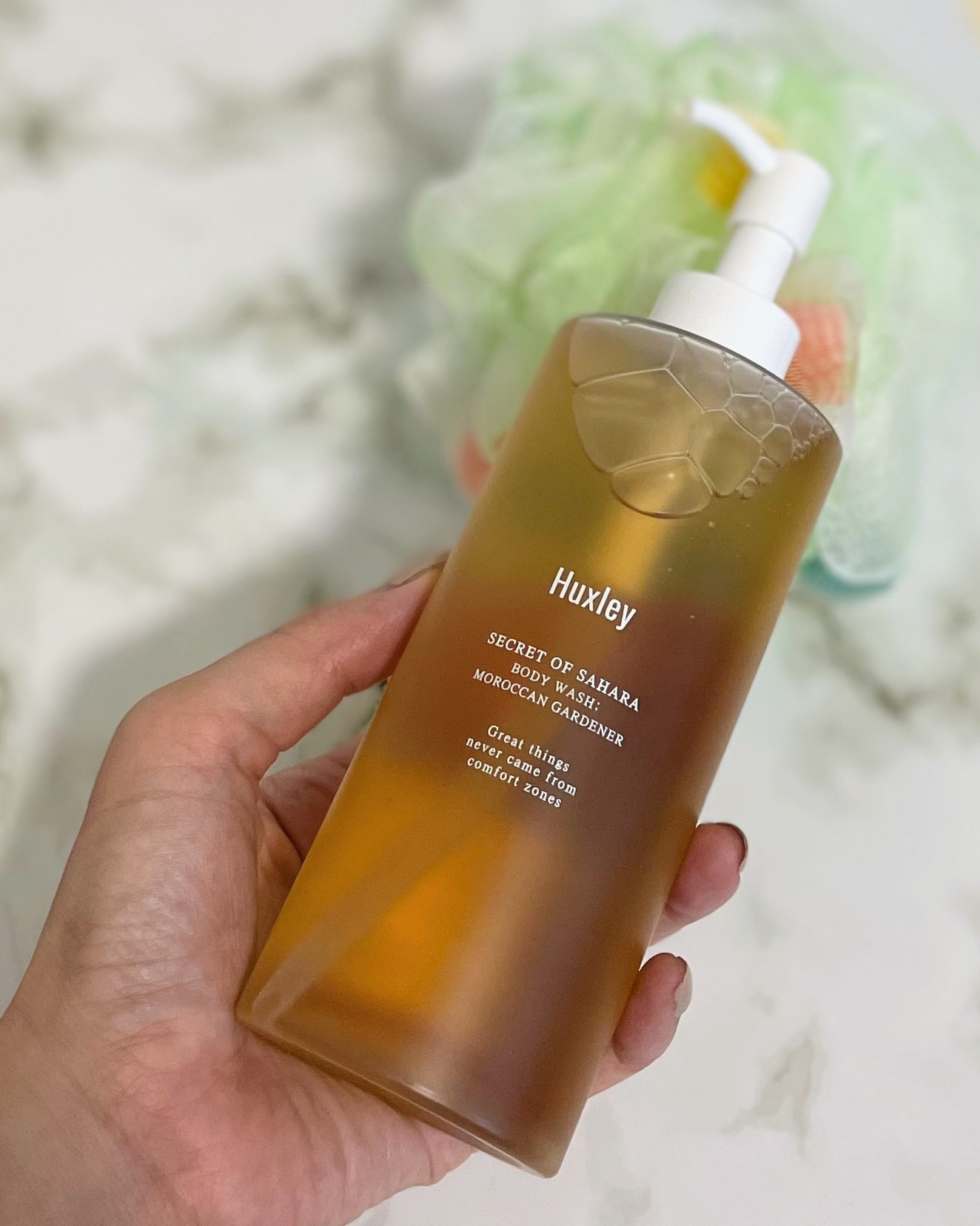 ボディウォッシュ；モロッカンガーデナー/Huxley/ボディソープを使ったクチコミ（2枚目）