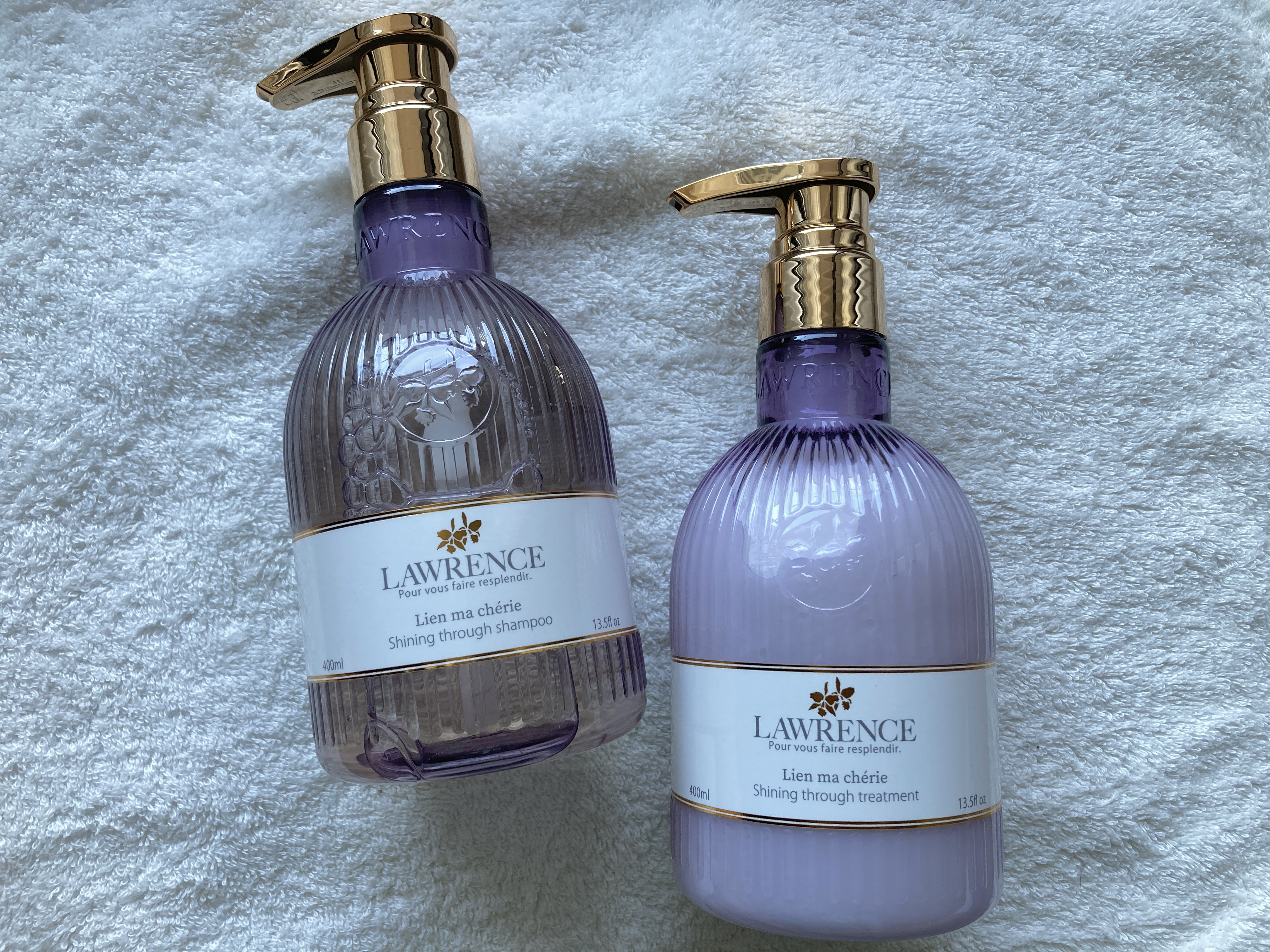 ロウレンス　シャイニングスルーシャンプー/トリートメント　リアンマシェリ（レイヤードモイストタイプ）/ロウレンス /市販シャンプーを使ったクチコミ（1枚目）