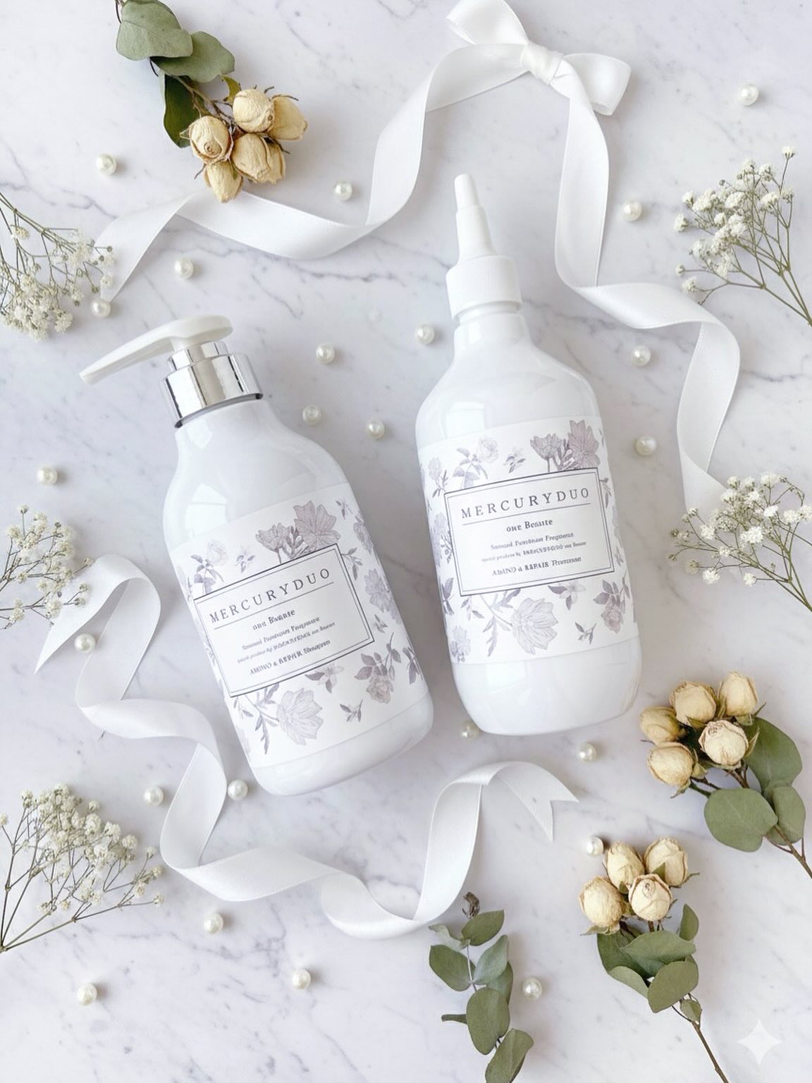 フレグランスシャンプー&ウォータートリートメント スパークリングフローラルの香り/MERCURYDUO/市販シャンプーを使ったクチコミ（1枚目）