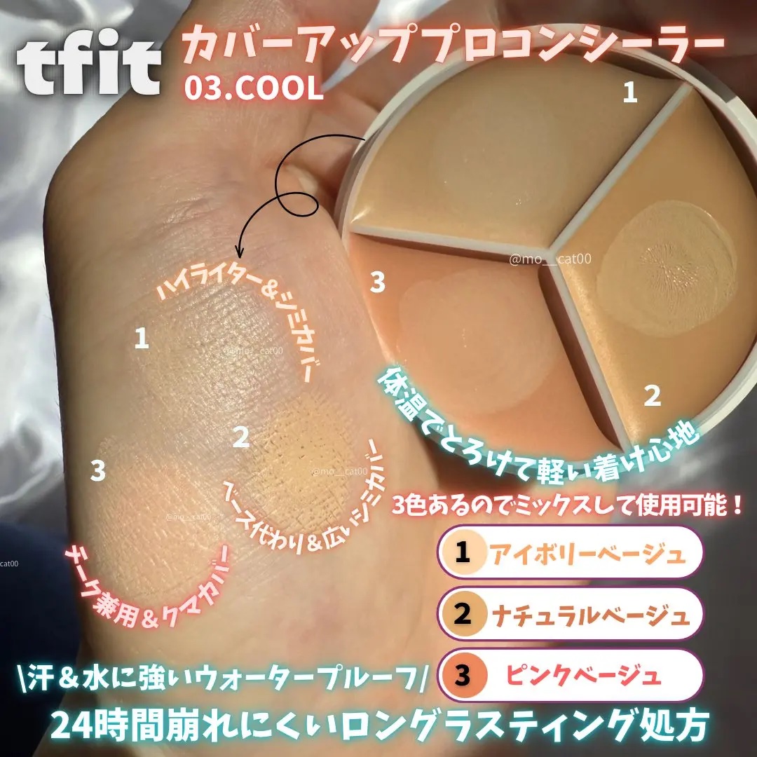 カバーアッププロコンシーラー/TFIT/パレットコンシーラーを使ったクチコミ（2枚目）
