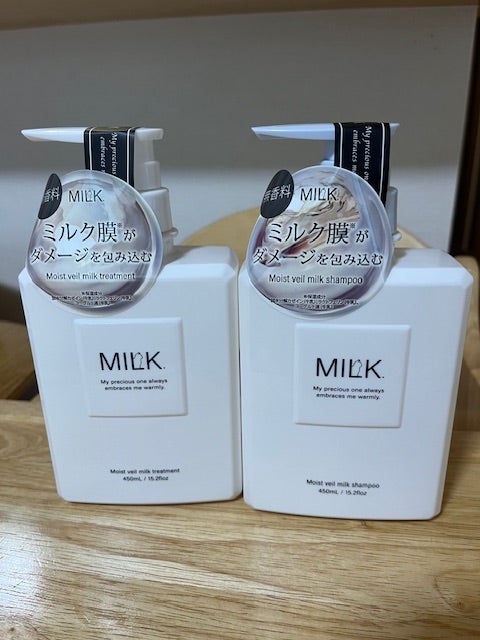 モイストヴェール シャンプー/トリートメント<無香料>/MILK./市販シャンプーを使ったクチコミ(1枚目)