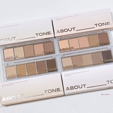 リターントゥーベーシックシャドウパレット/ABOUT TONE/アイシャドウパレットを使ったクチコミ(3枚目)