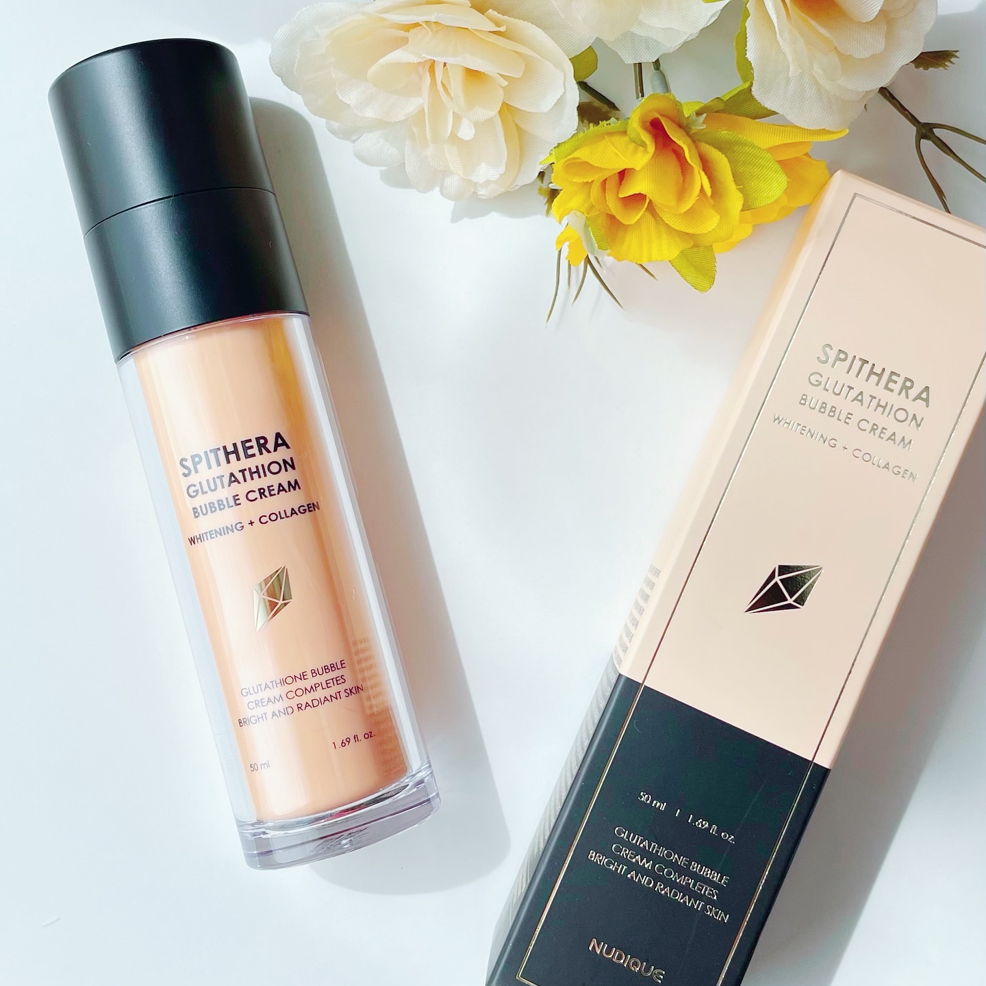 スピテラグルタチオンバブルクリーム/NUDIQUE/フェイスクリームを使ったクチコミ（2枚目）