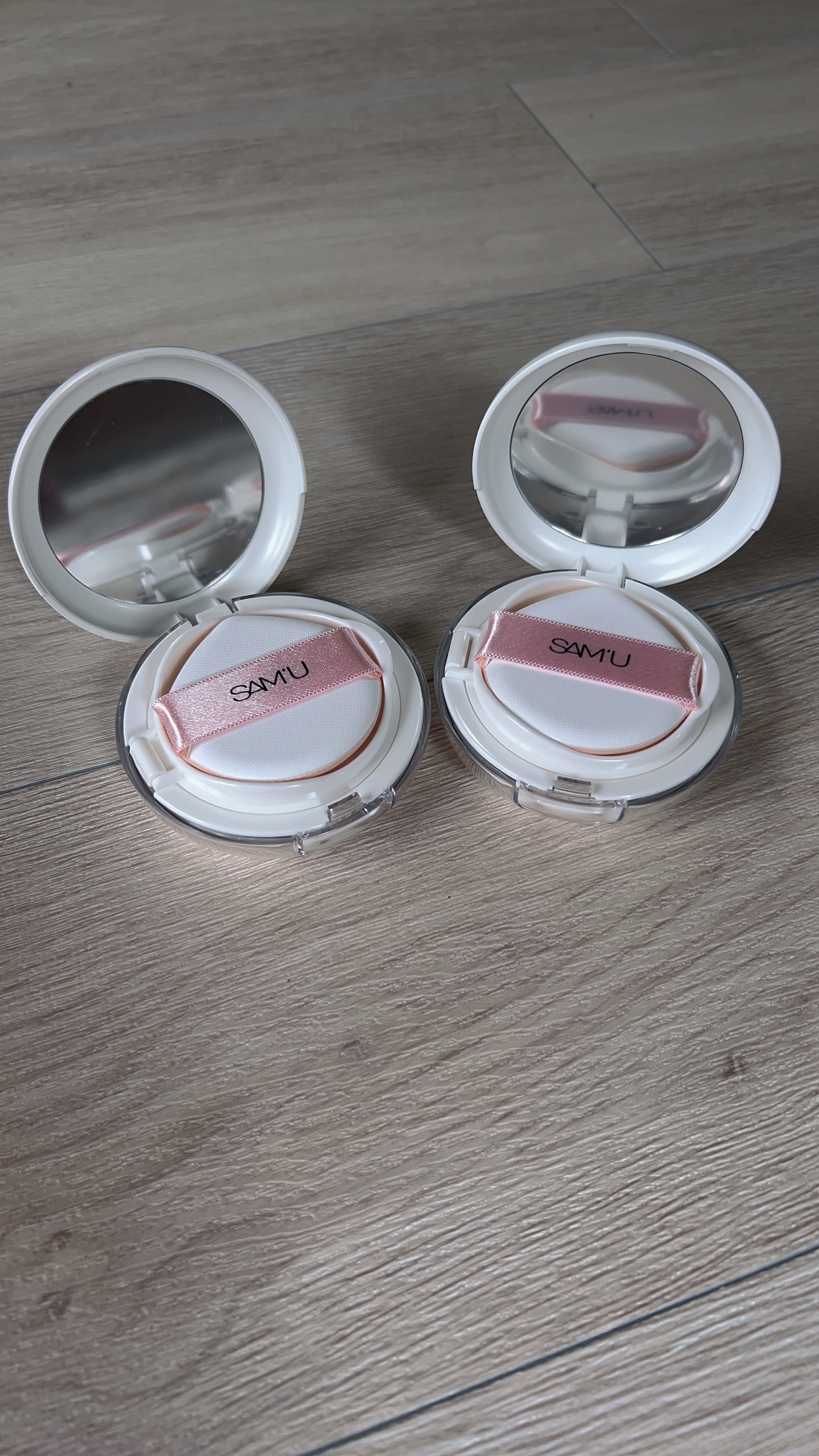 センシティブピュア＆ピュアクッション/SAM'U/クッションファンデーションを使ったクチコミ（3枚目）