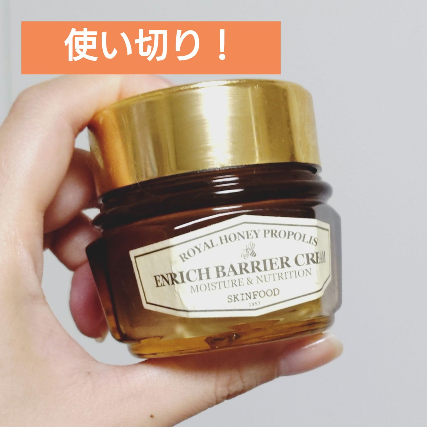 ロイヤルハニー プロポリス エンリッチ クリーム/SKINFOOD/フェイスクリームを使ったクチコミ（1枚目）