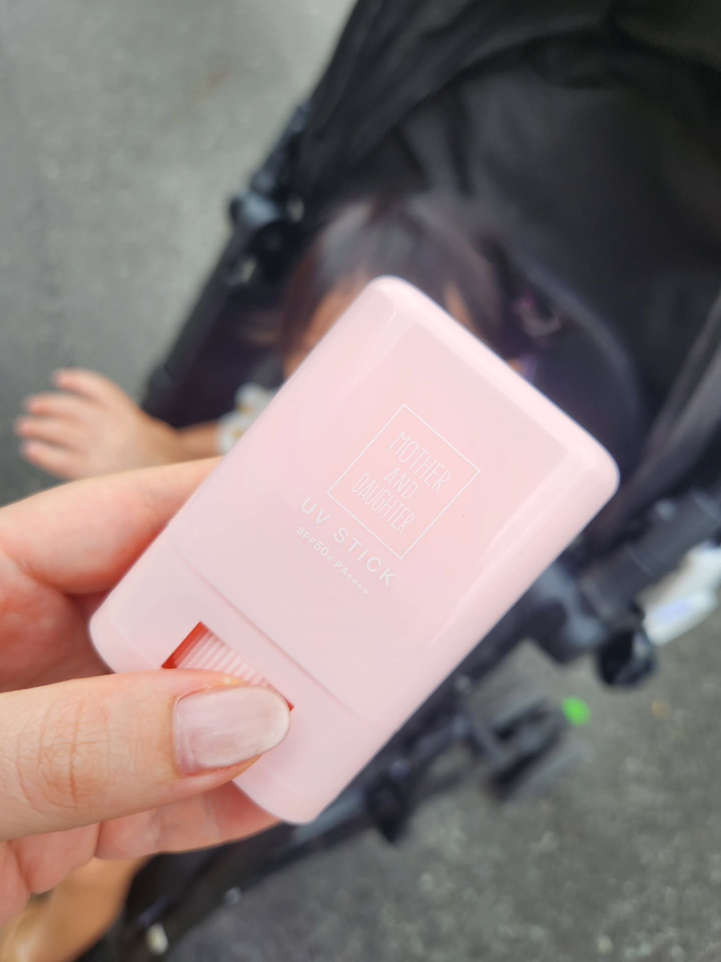 クリアUVスティック/Mother&Daughter/日焼け止めスティックを使ったクチコミ（1枚目）