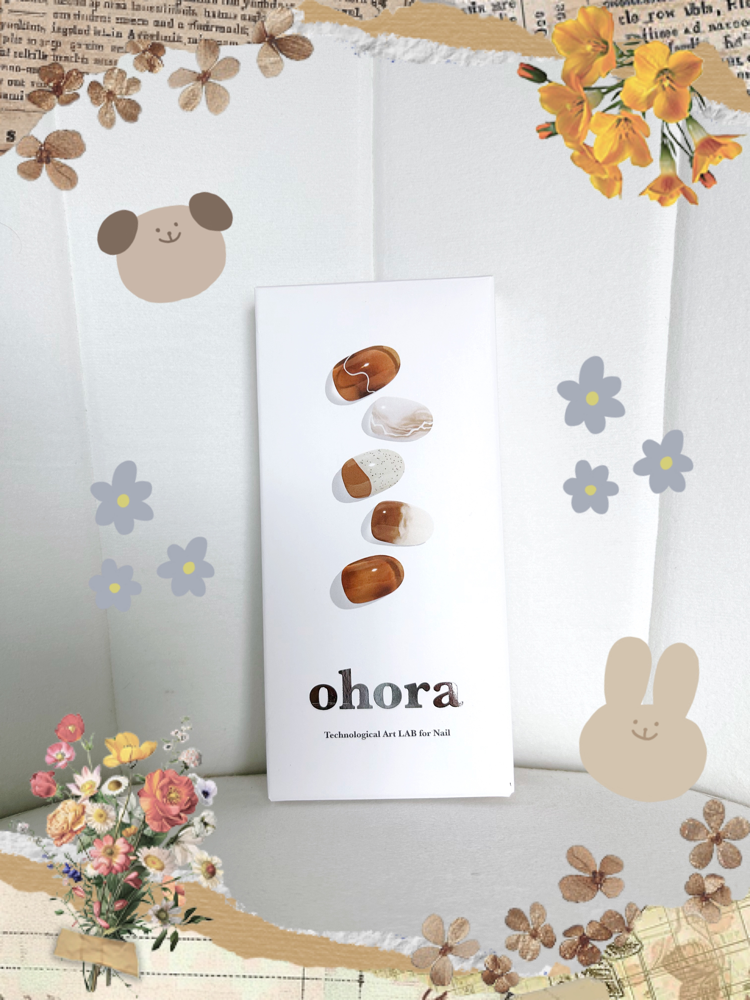 セミキュアジェルネイル（ハンド）/ohora/ネイルシールを使ったクチコミ（2枚目）