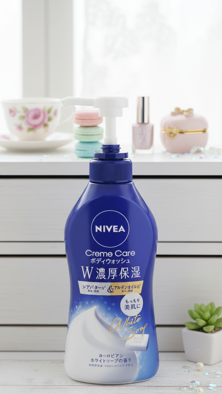 ニベア クリームケア ボディウォッシュ ヨーロピアンホワイトソープの香り/ニベア/ボディソープを使ったクチコミ(1枚目)