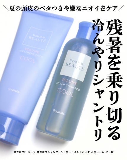 スカルプD ボーテ スカルプシャンプー/トリートメントパック ボリューム クール/アンファー(スカルプD)/市販シャンプーを使ったクチコミ(1枚目)