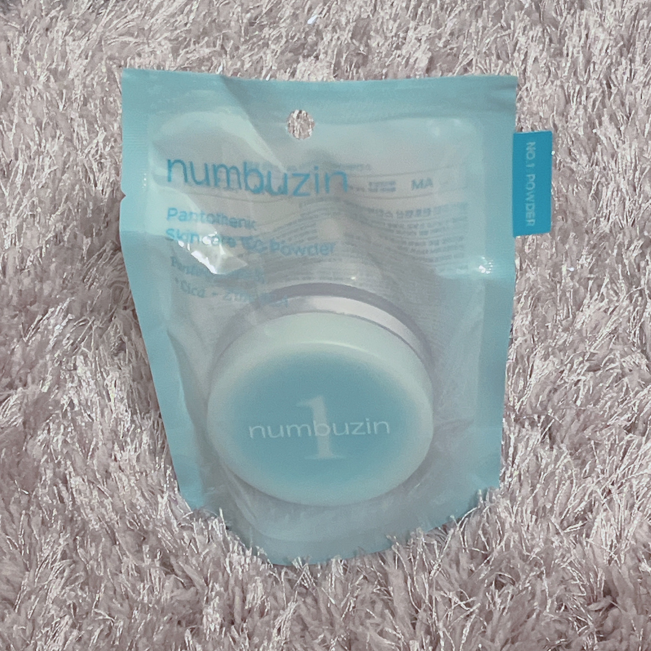 1番 パントテン酸スキンケア100フィルターパウダー/numbuzin/ルースパウダーを使ったクチコミ（1枚目）