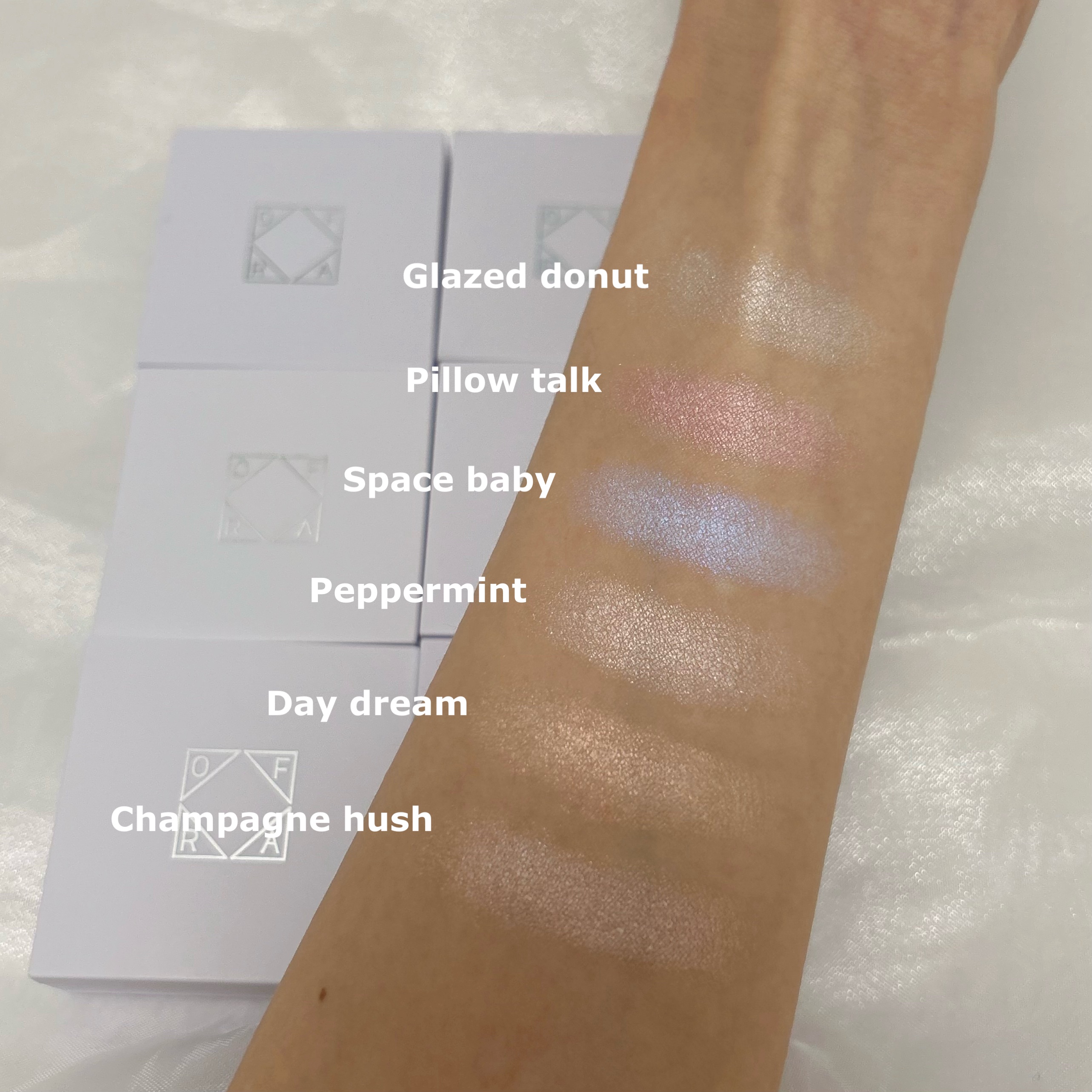 OFRA mini Highlighter/Ofra Cosmetics/パウダーハイライトを使ったクチコミ（2枚目）