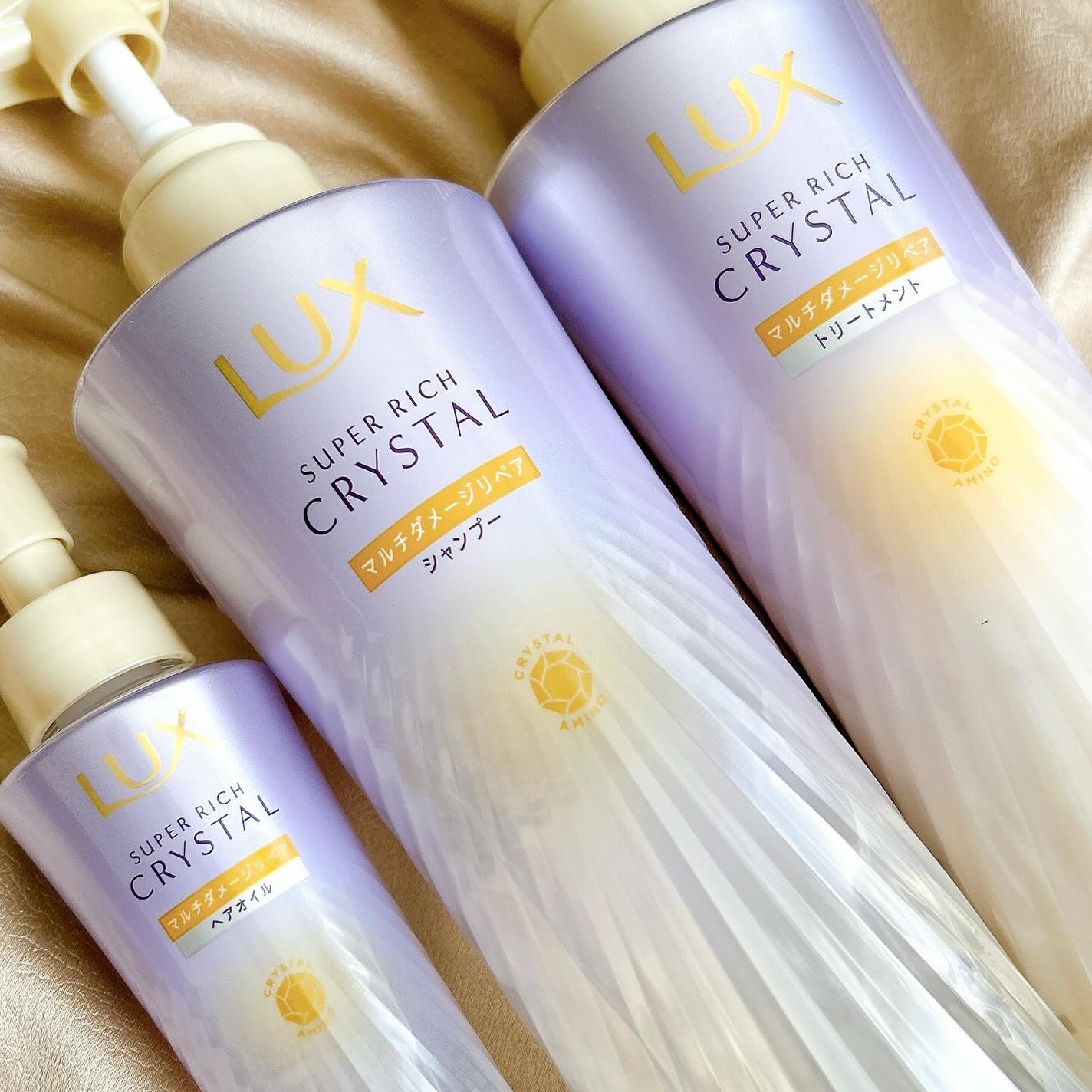 スーパーリッチクリスタル マルチダメージリペア シャンプー/トリートメント/LUX/市販シャンプーを使ったクチコミ(2枚目)