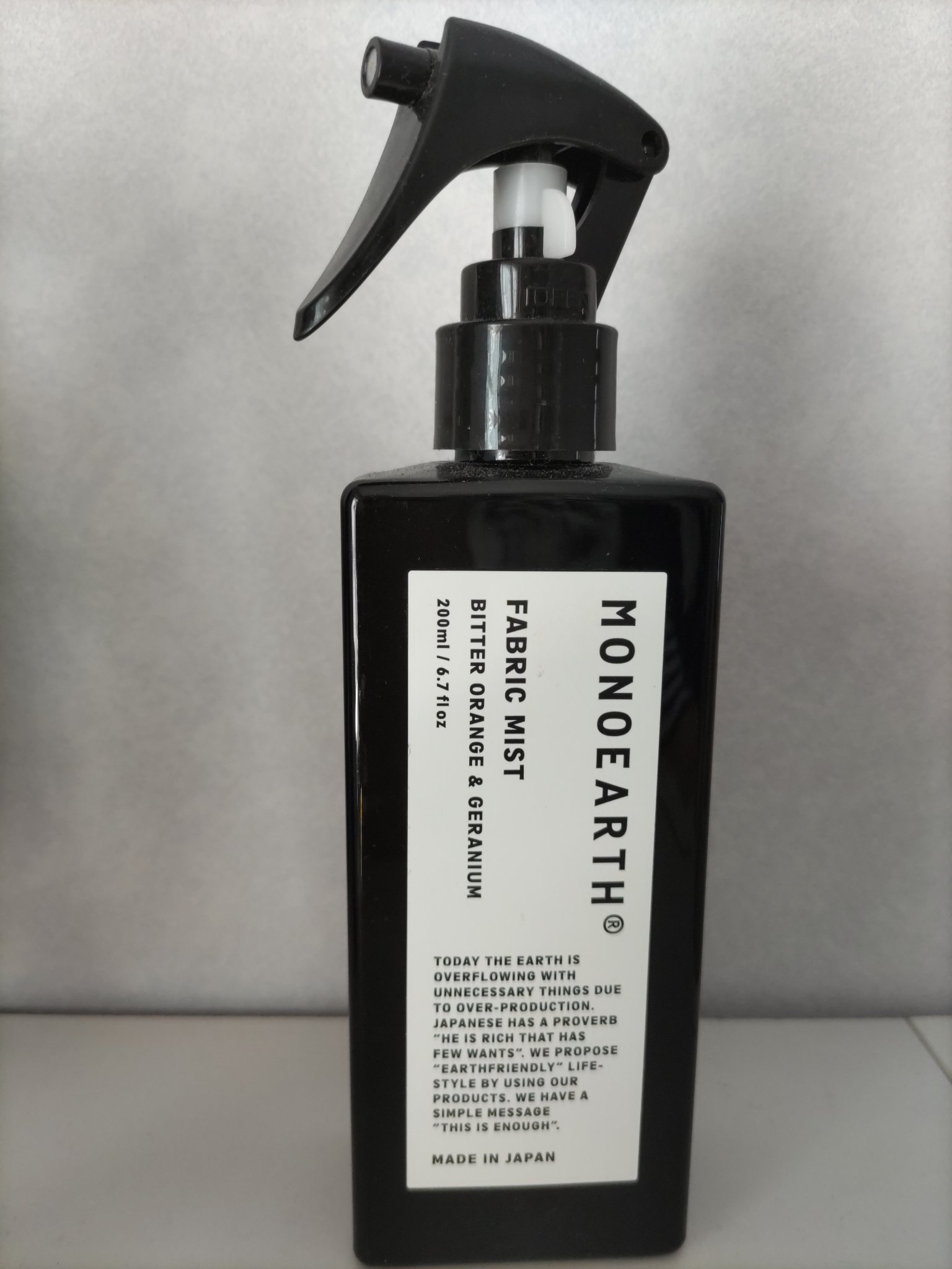 FABRIC MIST/MONOEARTH/ファブリックミストを使ったクチコミ（1枚目）